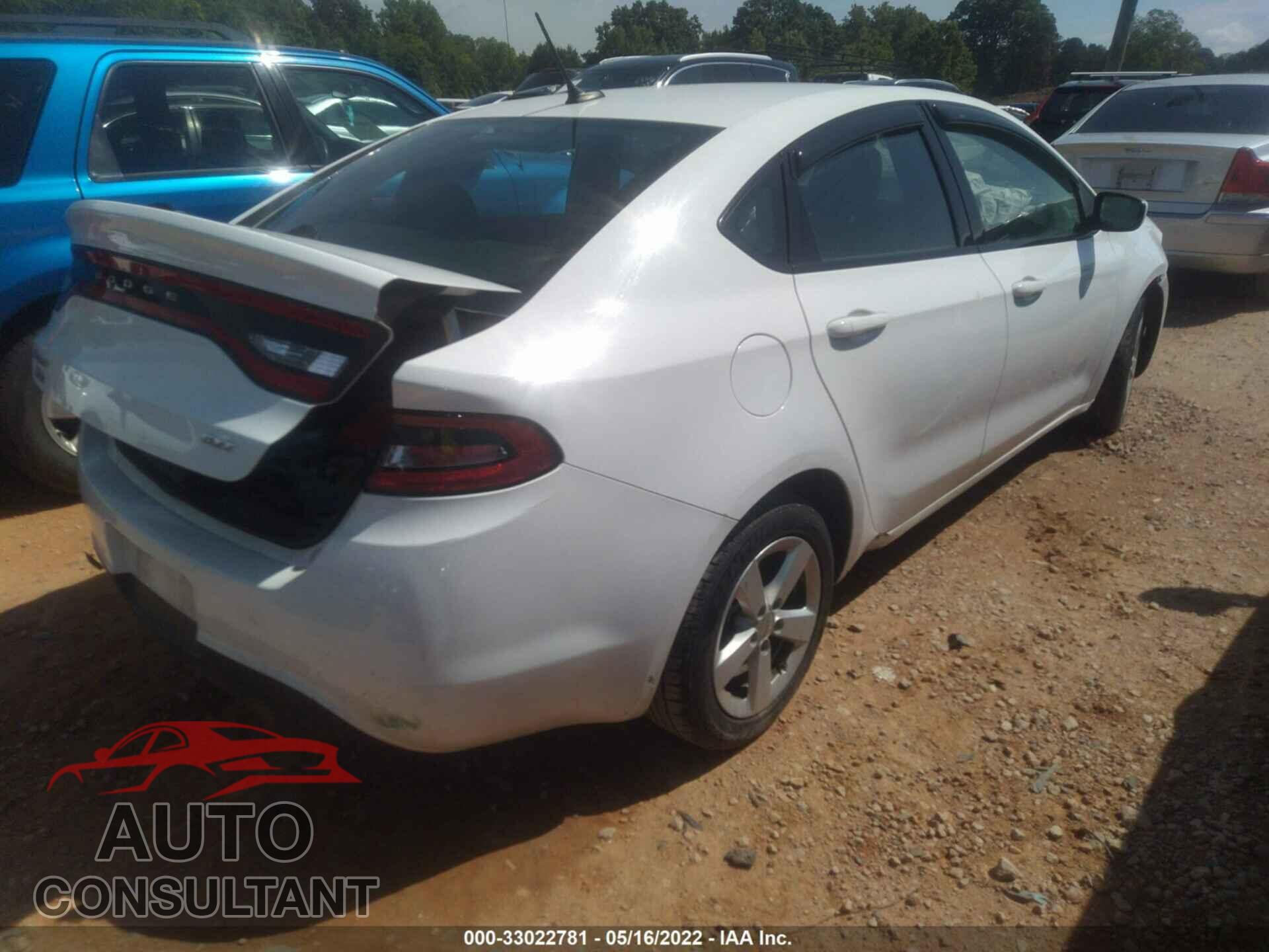 DODGE DART 2016 - 1C3CDFBB2GD623436