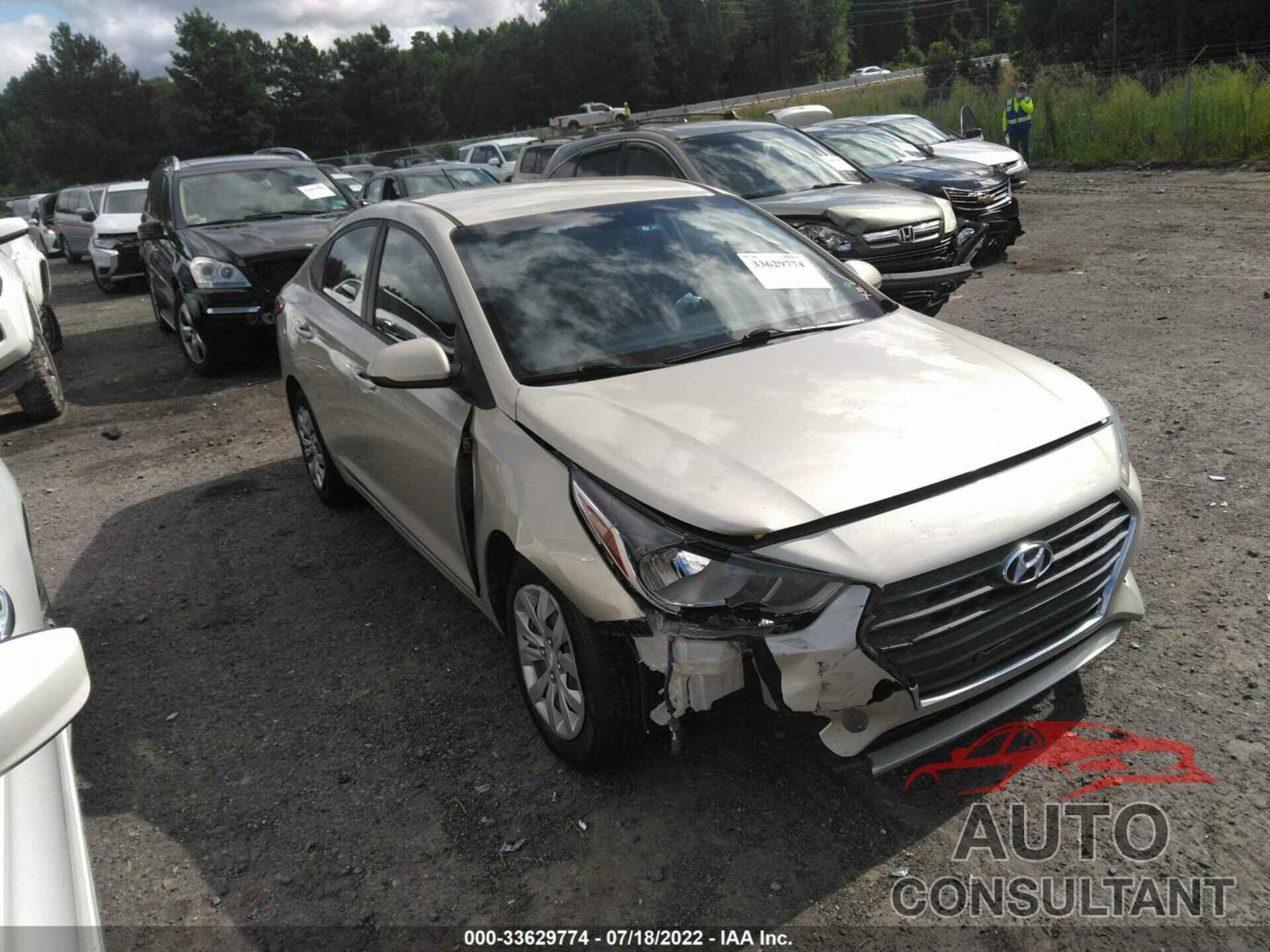 HYUNDAI ACCENT 2018 - 3KPC24A35JE023855