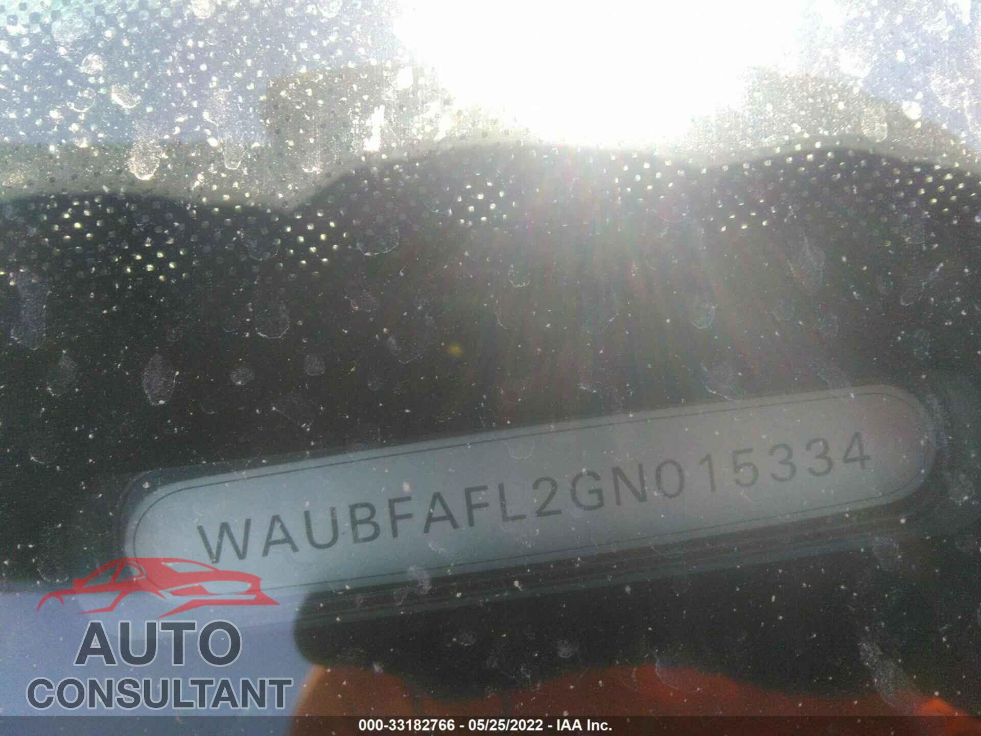 AUDI A4 2016 - WAUBFAFL2GN015334
