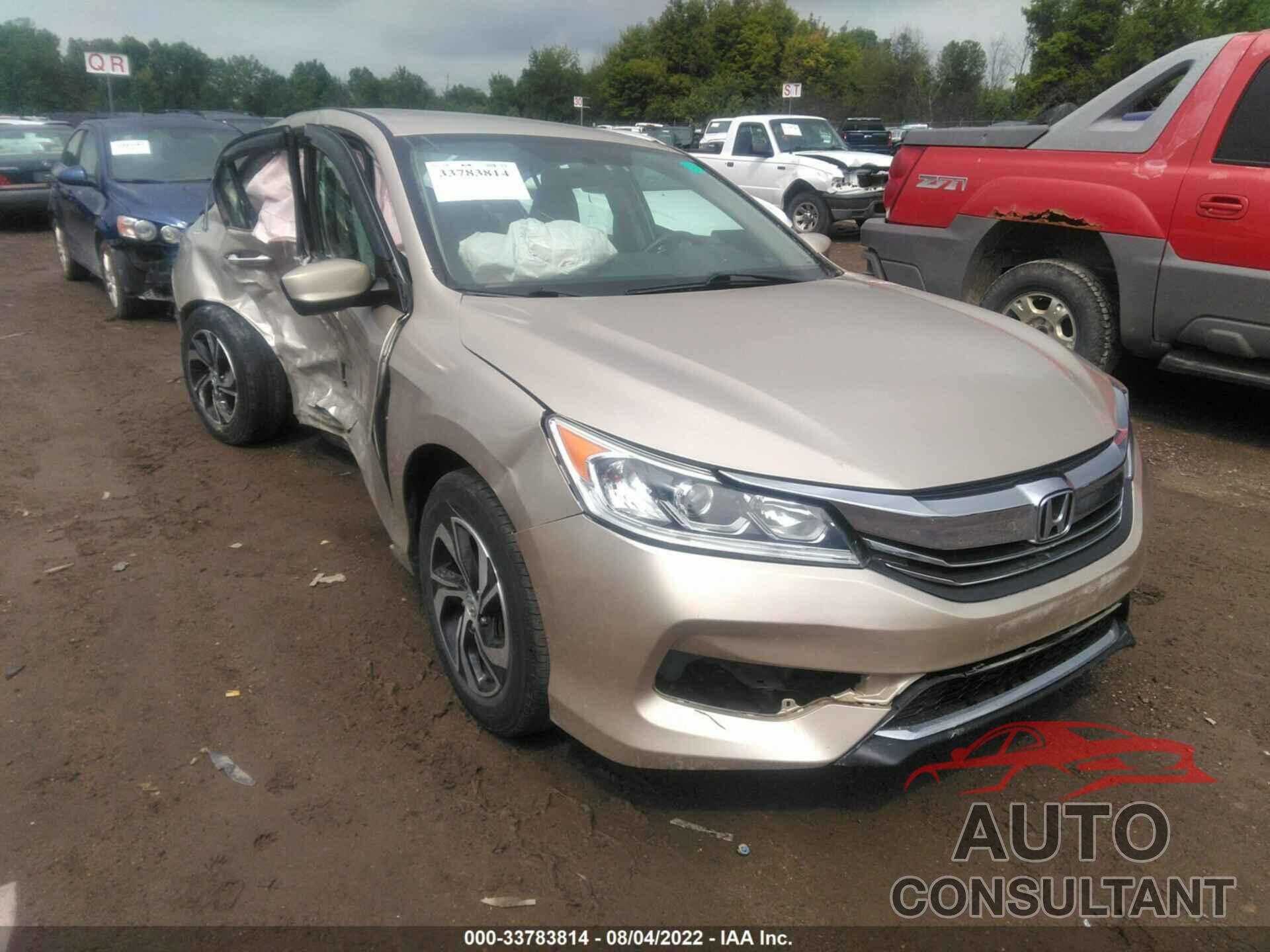 HONDA ACCORD SEDAN 2016 - 1HGCR2F38GA235378