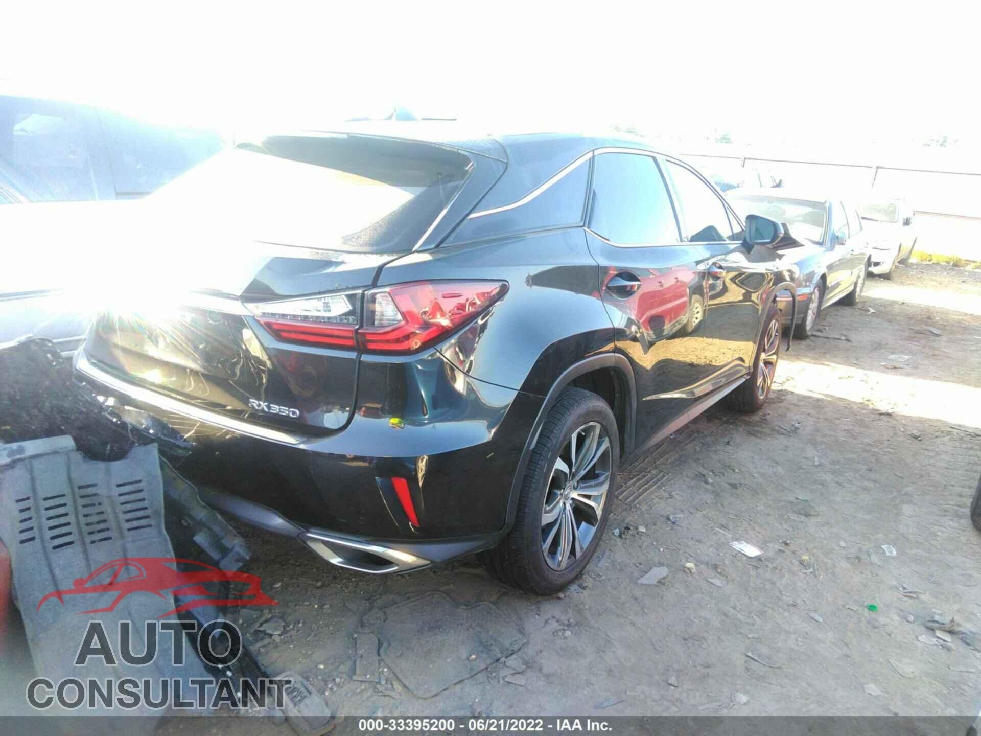 LEXUS RX 2017 - 2T2ZZMCA3HC045925