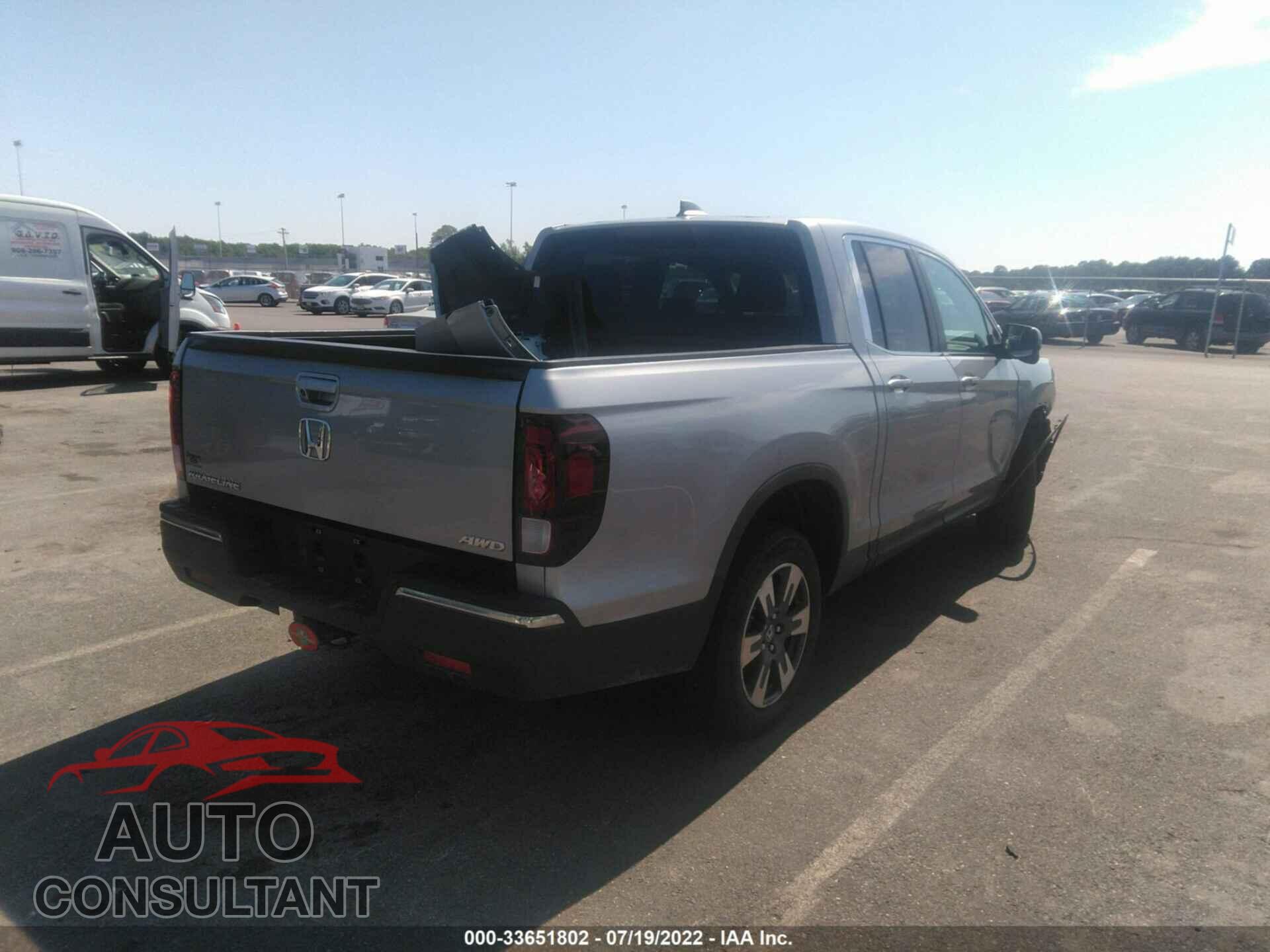 HONDA RIDGELINE 2017 - 5FPYK3F66HB025631