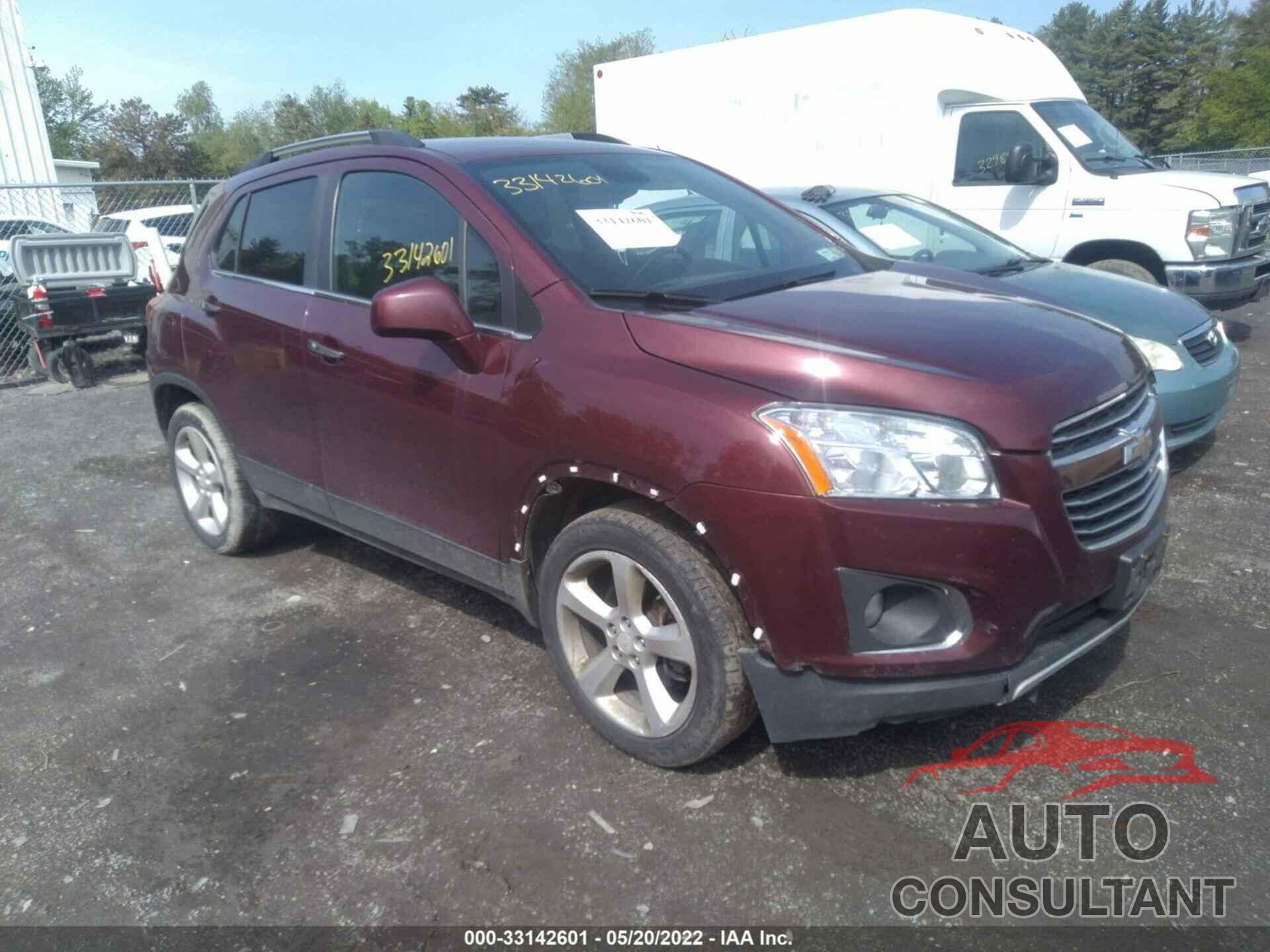 CHEVROLET TRAX 2016 - 3GNCJRSBXGL188513