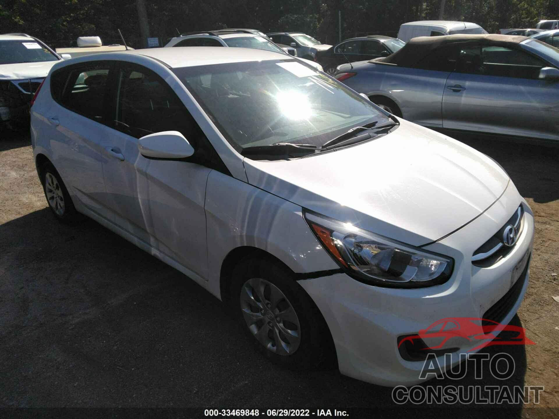 HYUNDAI ACCENT 2017 - KMHCT5AE8HU345627