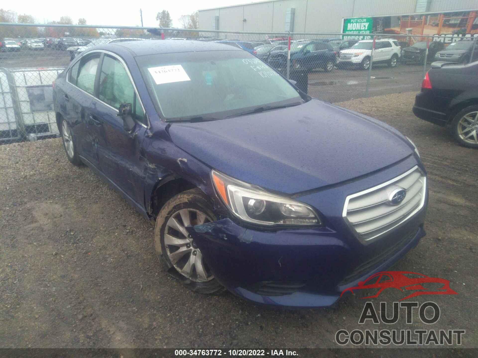 SUBARU LEGACY 2015 - 4S3BNAC65F3036029