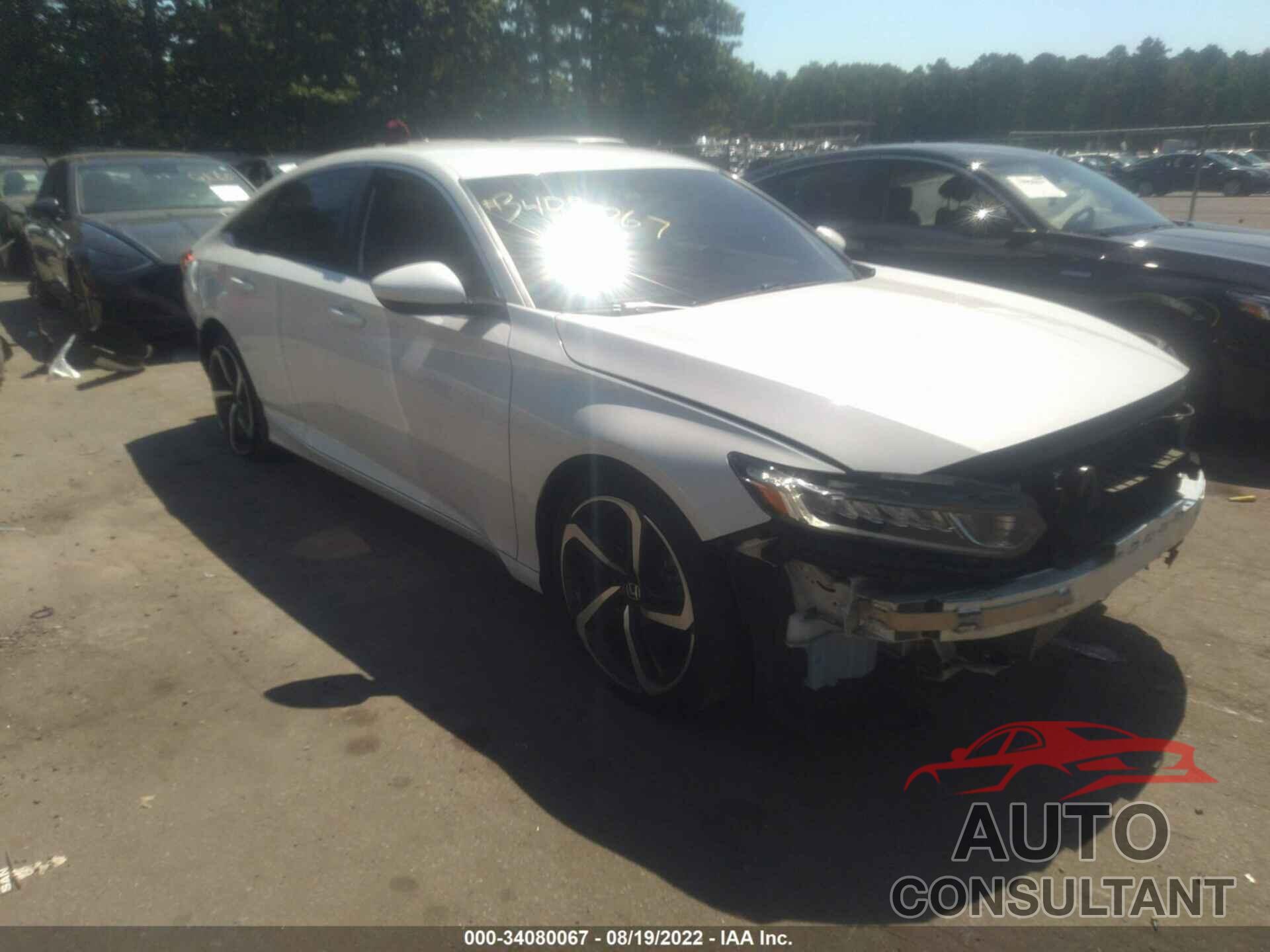 HONDA ACCORD SEDAN 2019 - 1HGCV1F32KA054498