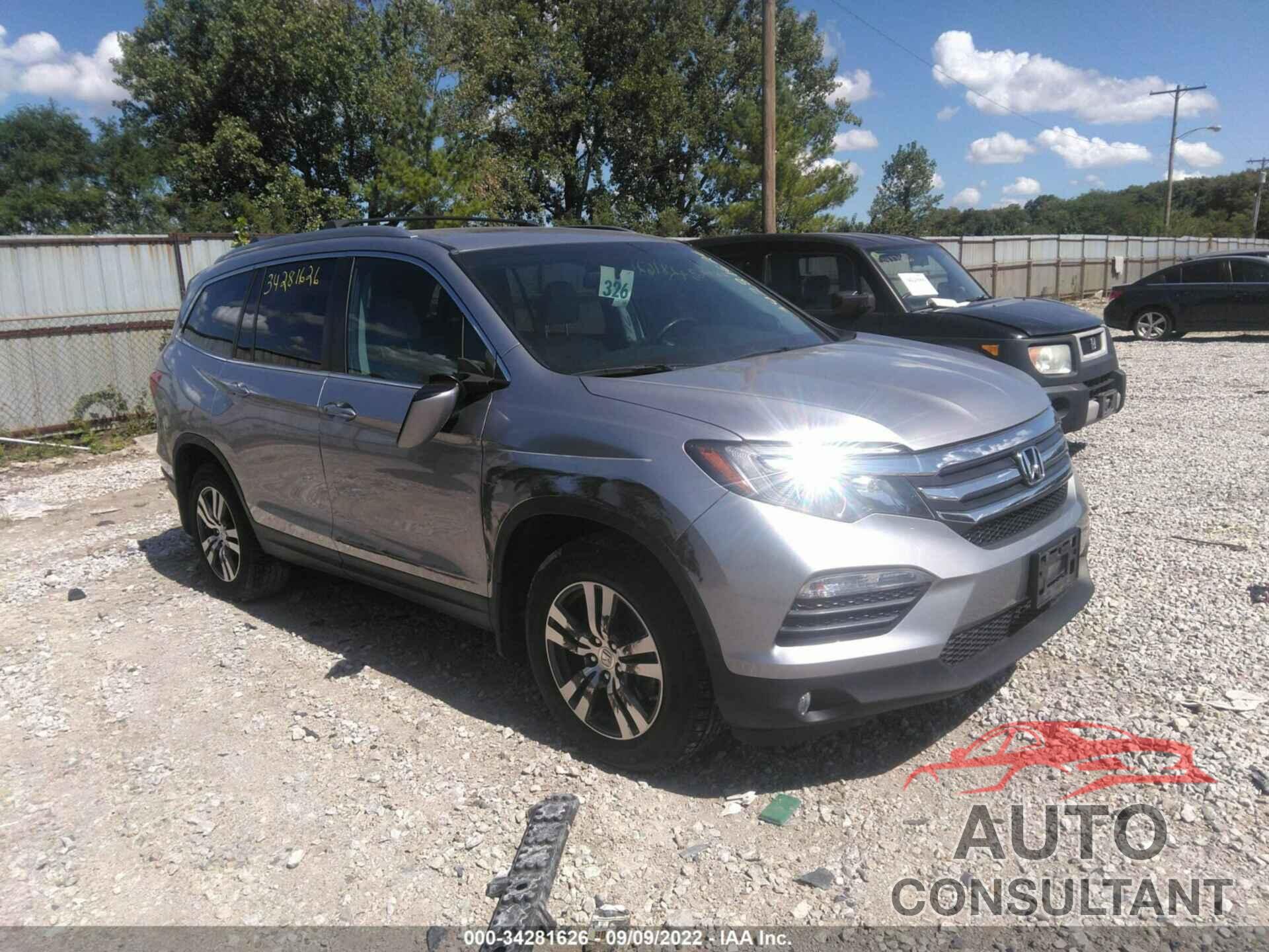 HONDA PILOT 2016 - 5FNYF6H59GB079488