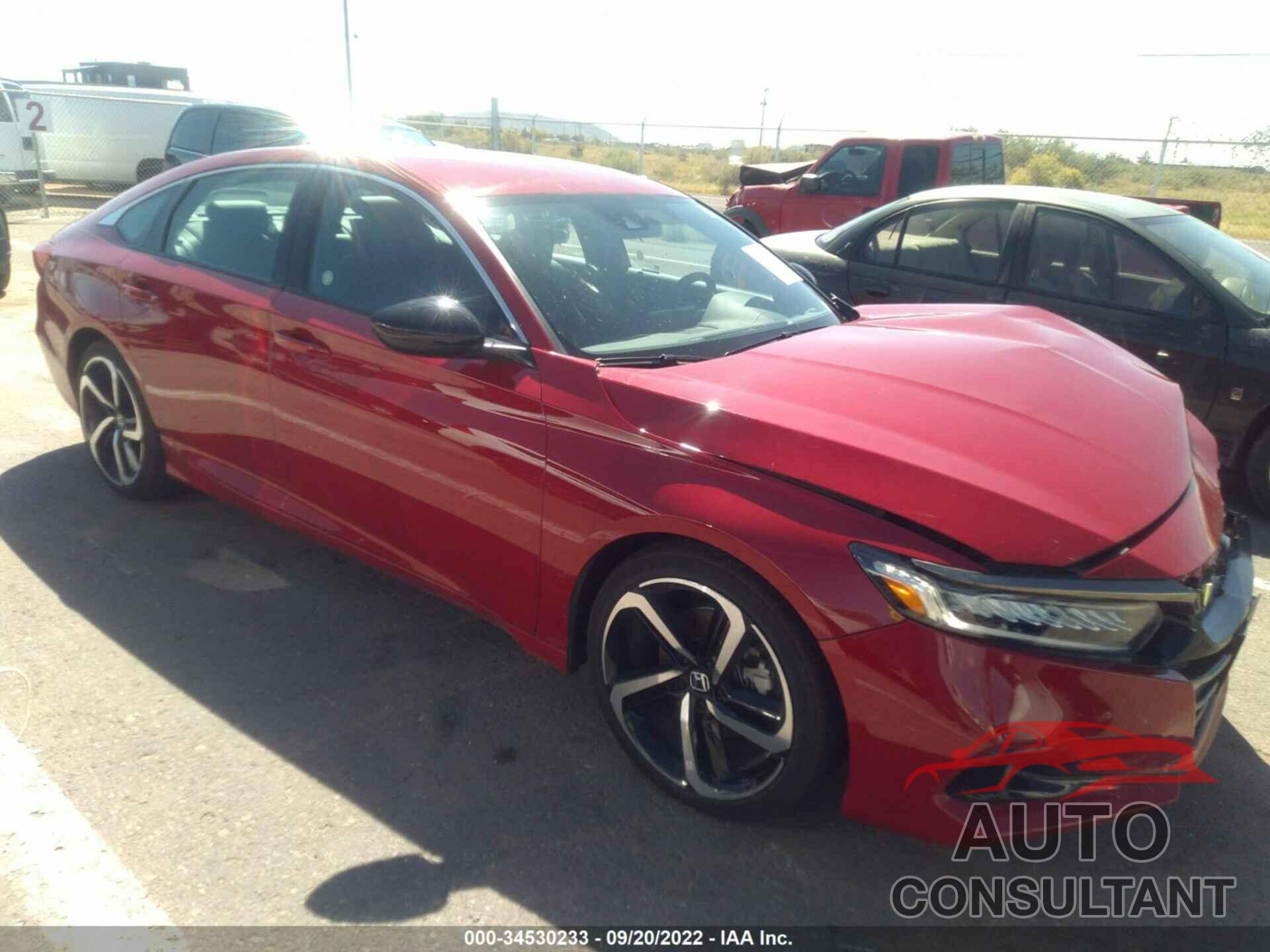 HONDA ACCORD SEDAN 2022 - 1HGCV1F34NA039408