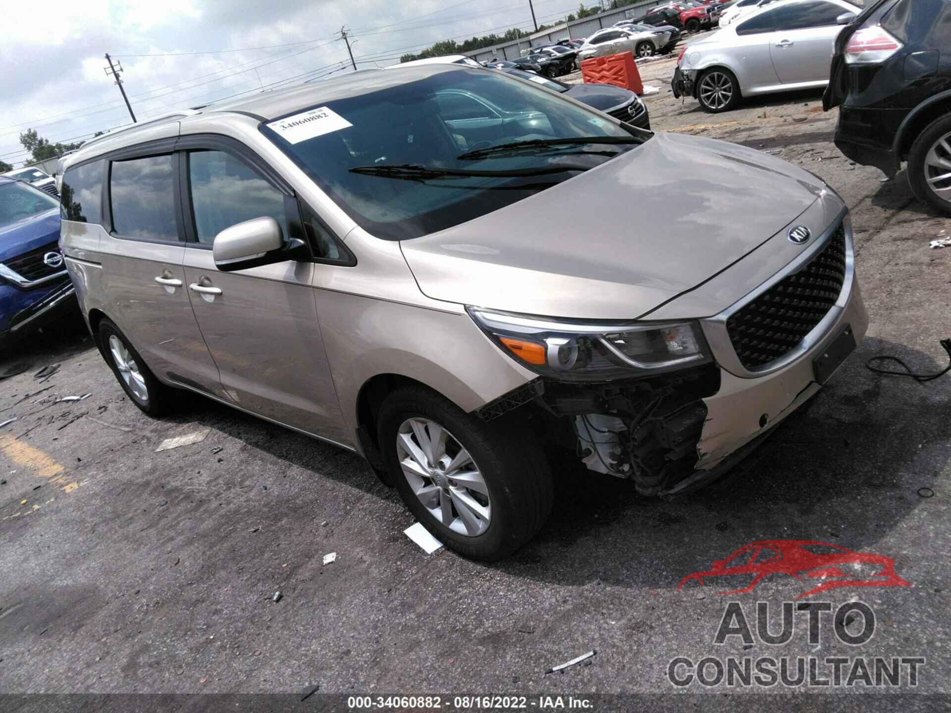 KIA SEDONA 2017 - KNDMB5C12H6310592