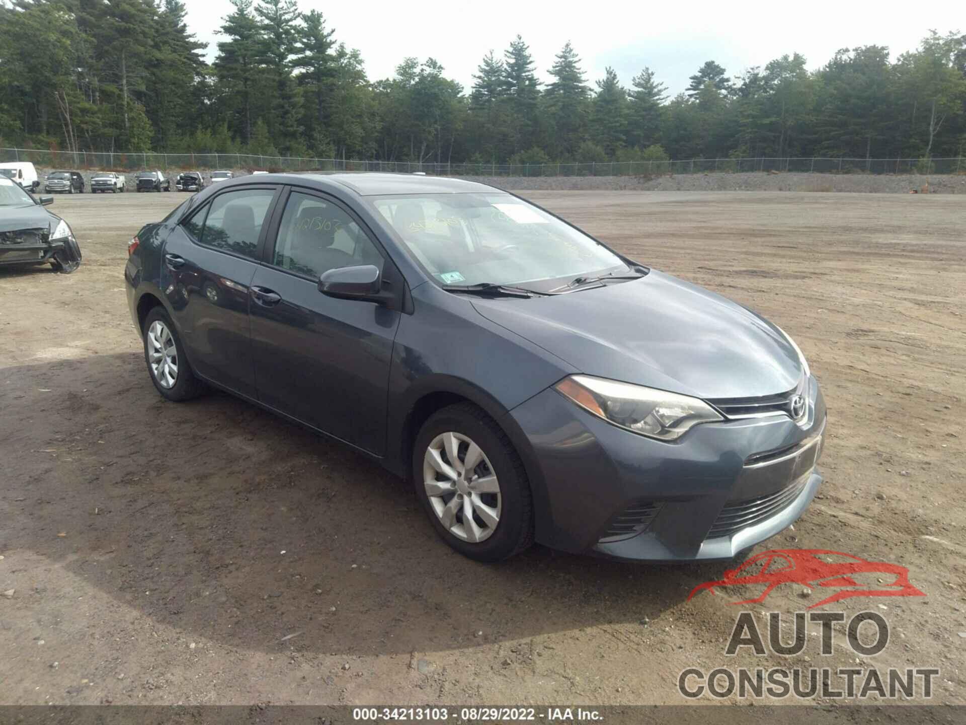 TOYOTA COROLLA 2016 - 2T1BURHE2GC603582
