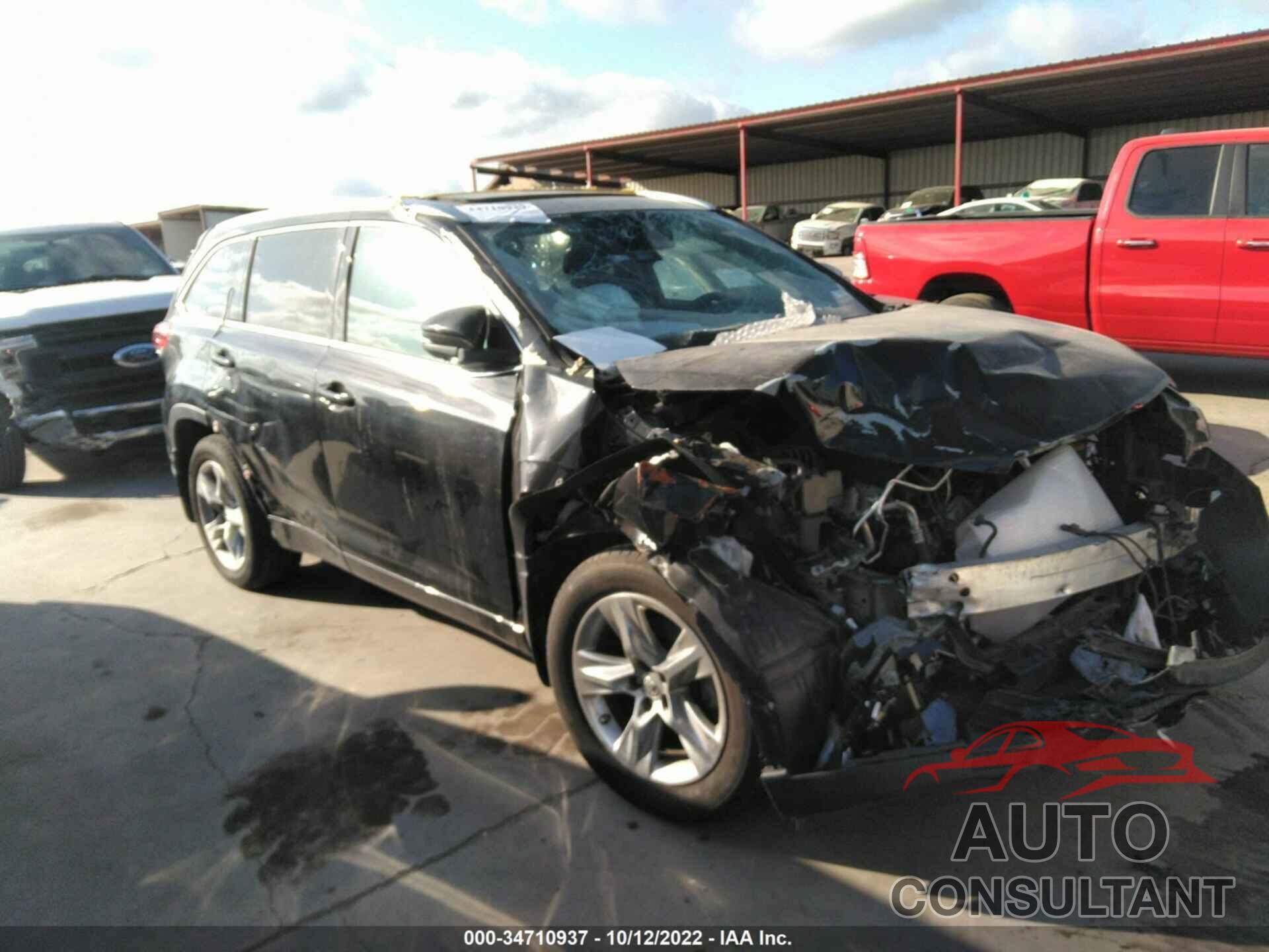 TOYOTA HIGHLANDER 2017 - 5TDDZRFH7HS461214