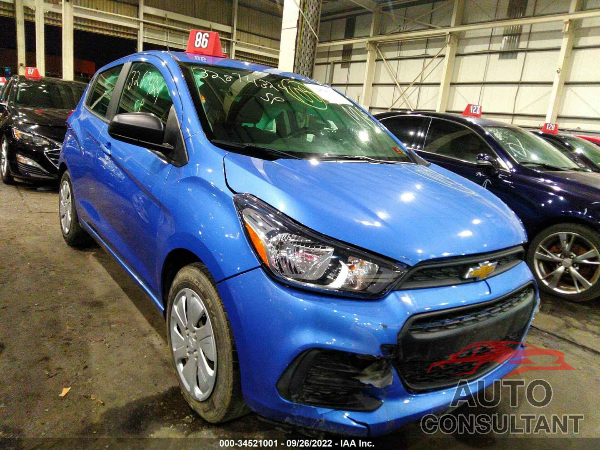 CHEVROLET SPARK 2018 - 008CB6SA7JC458885