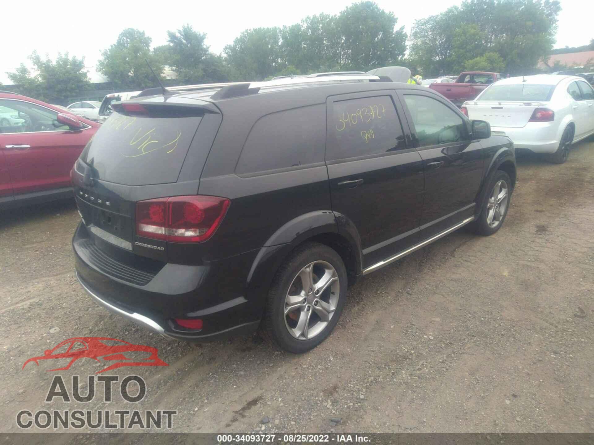 DODGE JOURNEY 2017 - 3C4PDDGG2HT608694