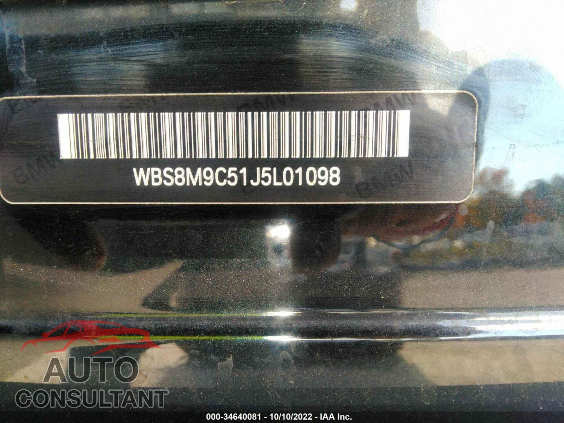 BMW M3 2018 - WBS8M9C51J5L01098