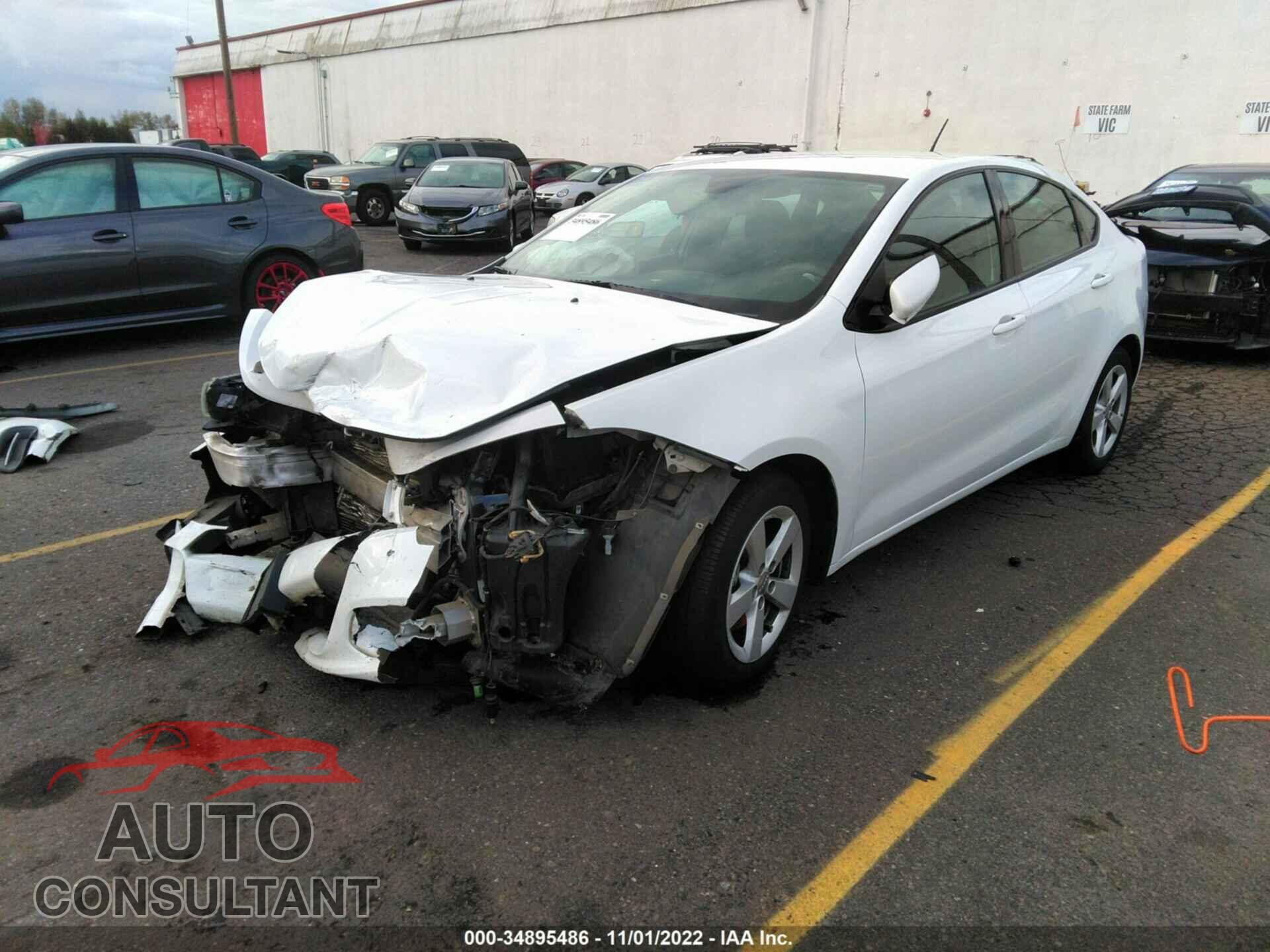 DODGE DART 2016 - 1C3CDFBB6GD766406