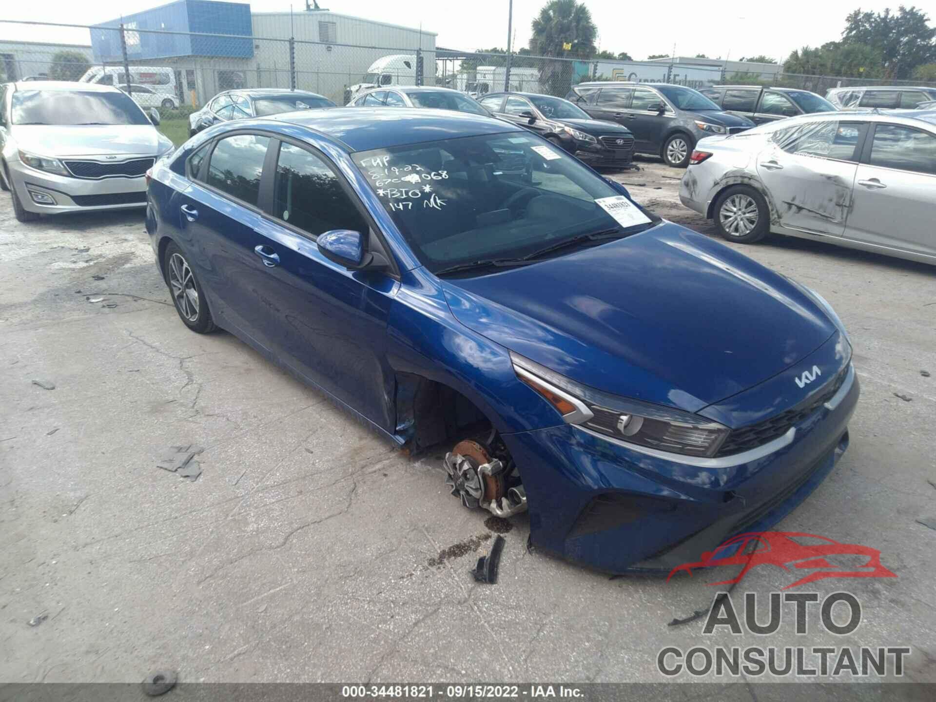 KIA FORTE 2022 - 3KPF24AD7NE448327