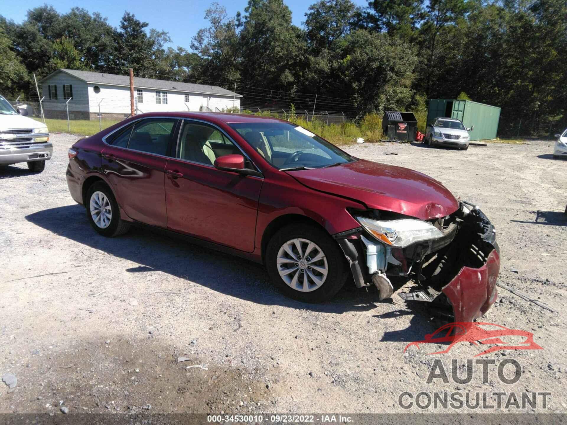 TOYOTA CAMRY 2016 - 4T1BF1FK3GU593485