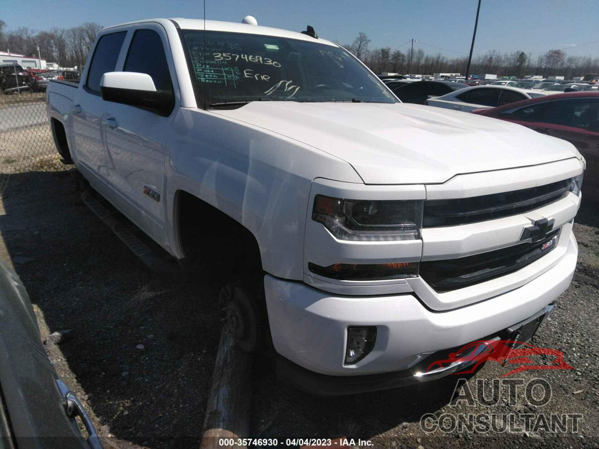 CHEVROLET SILVERADO 1500 2016 - 3GCUKREC9GG358531
