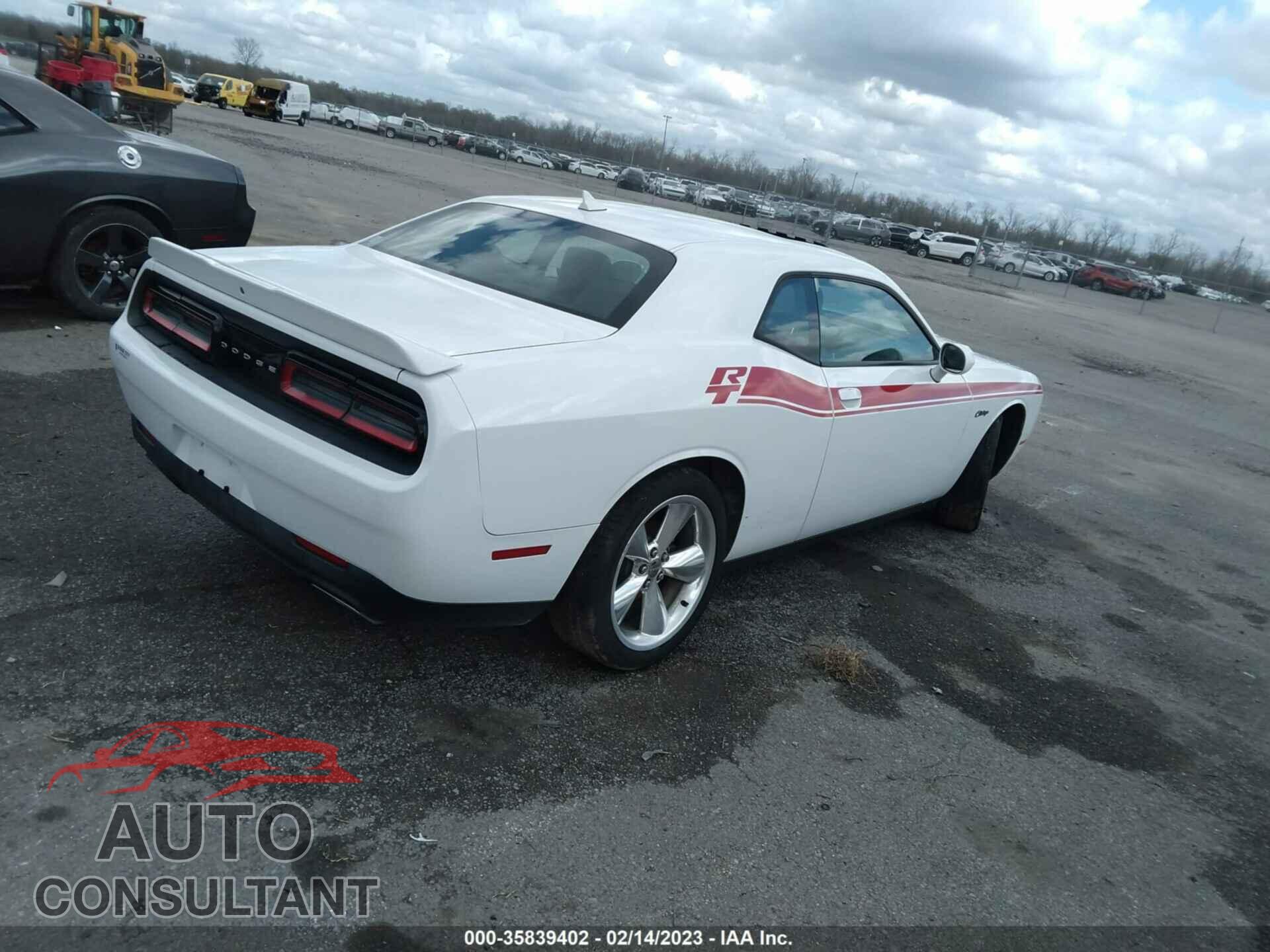 DODGE CHALLENGER 2016 - 2C3CDZBT6GH345475