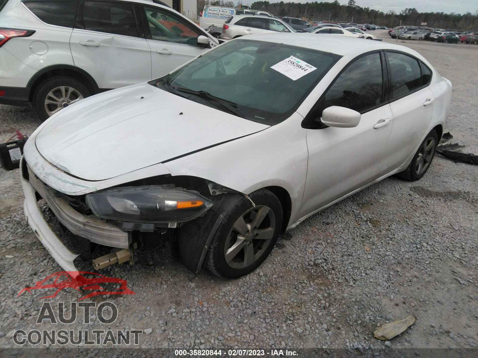 DODGE DART 2015 - 1C3CDFBB2FD129267