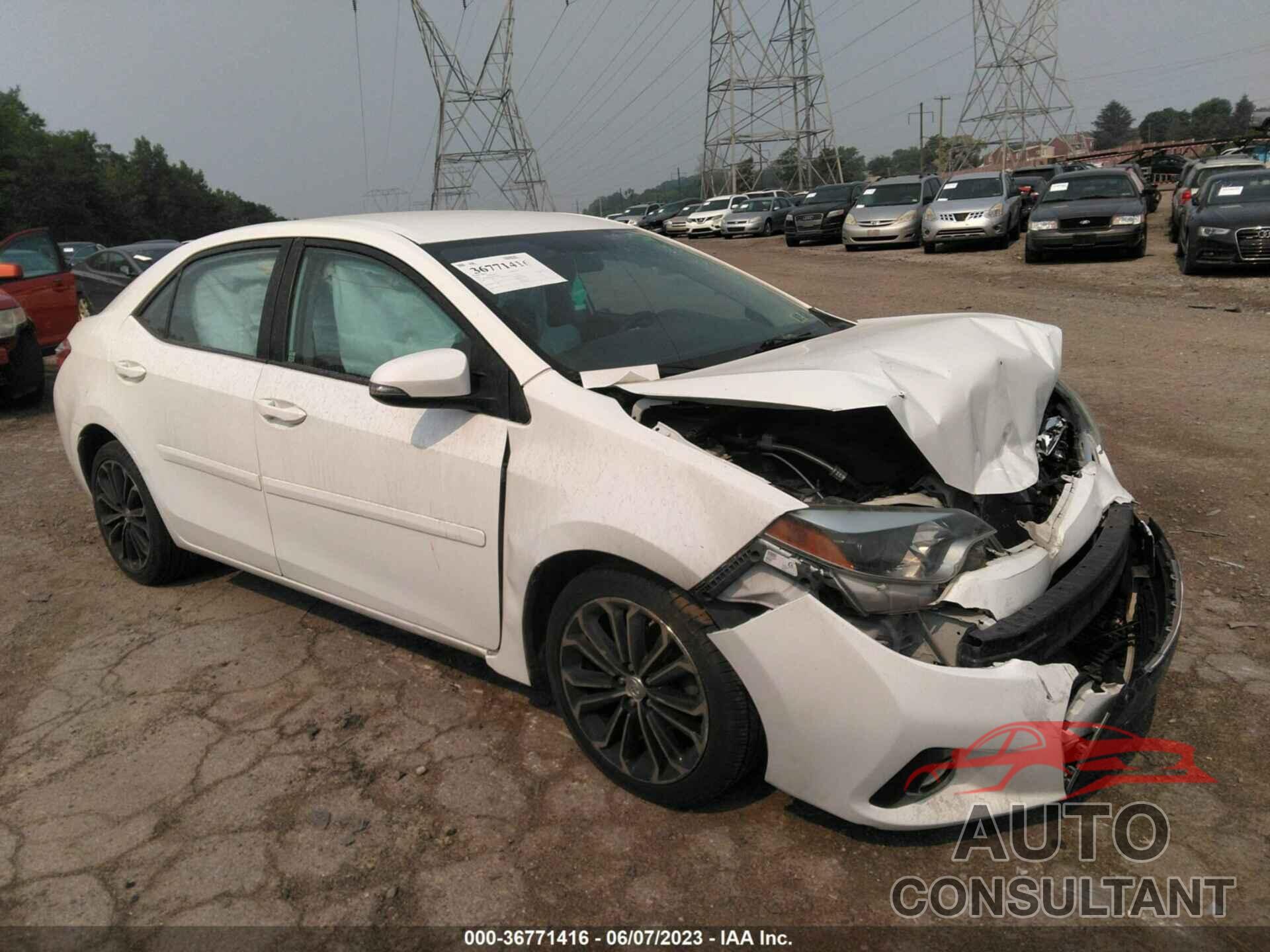 TOYOTA COROLLA 2016 - 2T1BURHE8GC549446