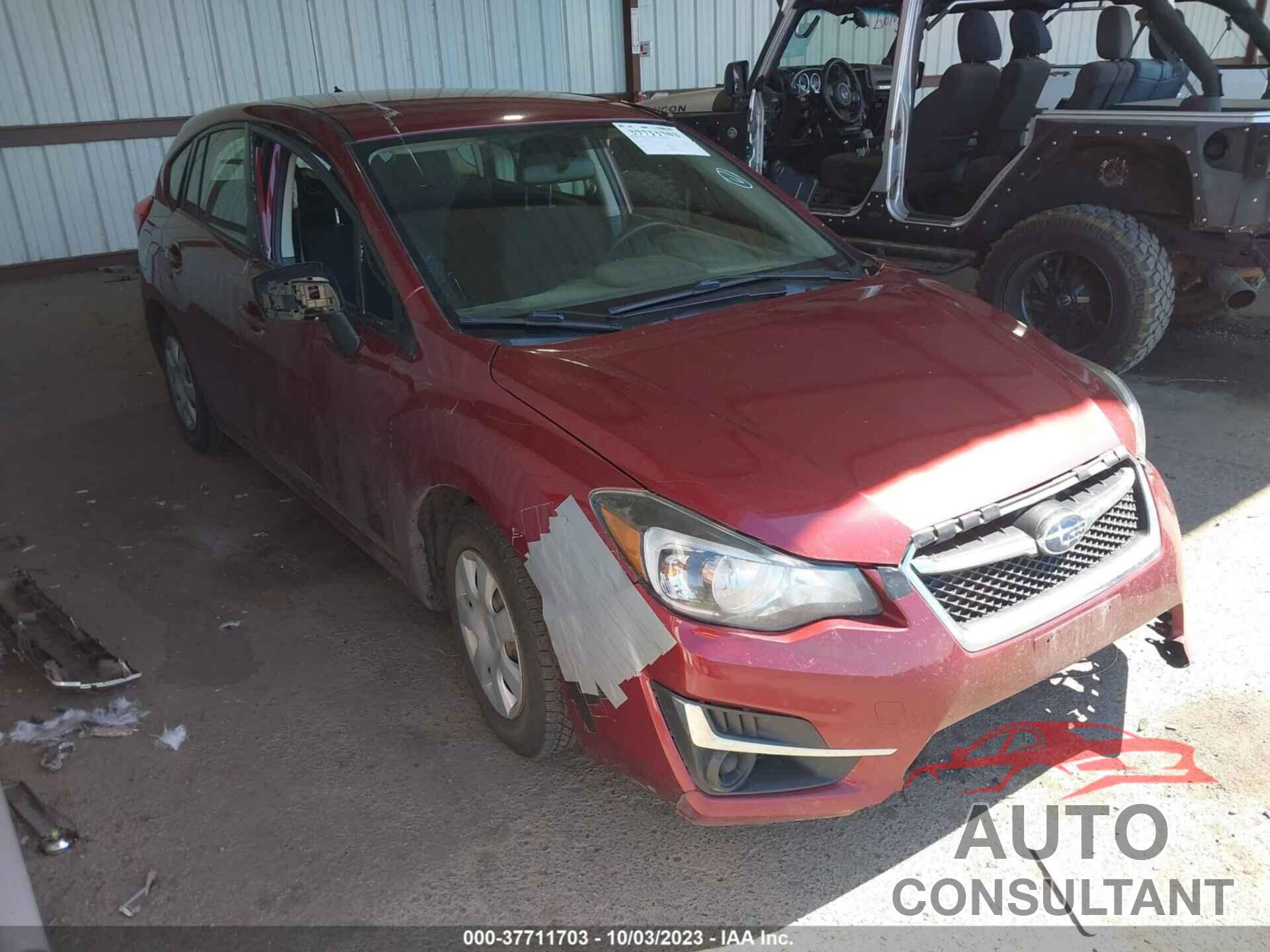 SUBARU IMPREZA 2016 - JF1GPAA62G9241721