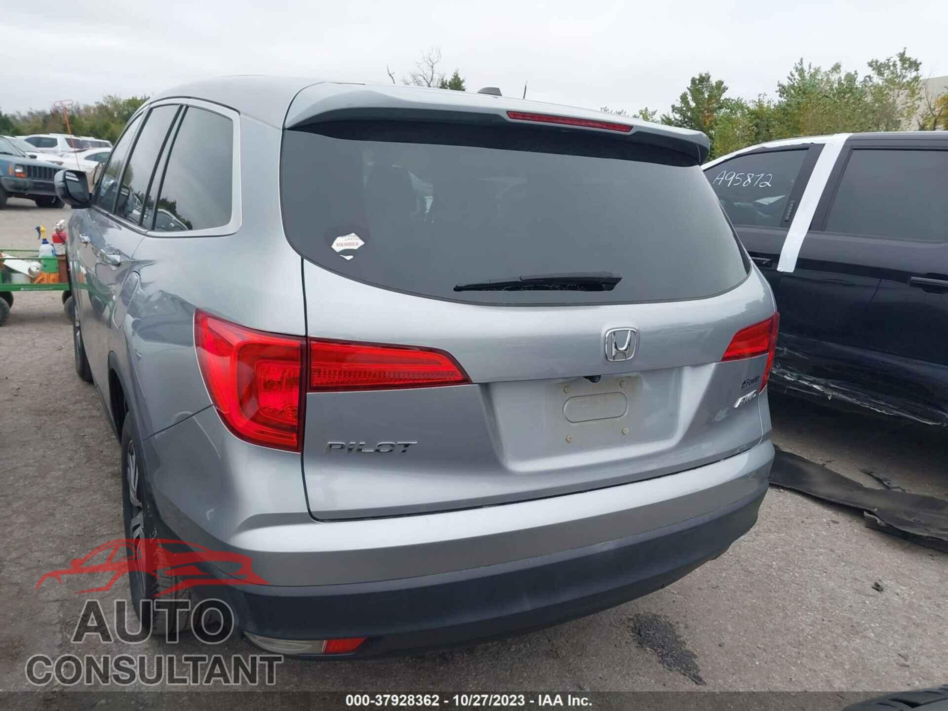 HONDA PILOT 2017 - 5FNYF6H50HB055873