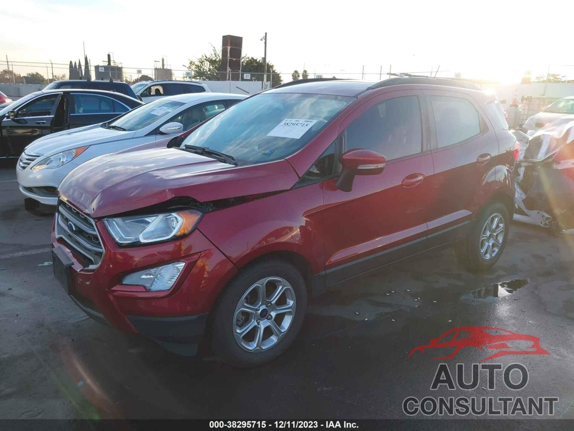 FORD ECOSPORT 2019 - MAJ3S2GE2KC274182