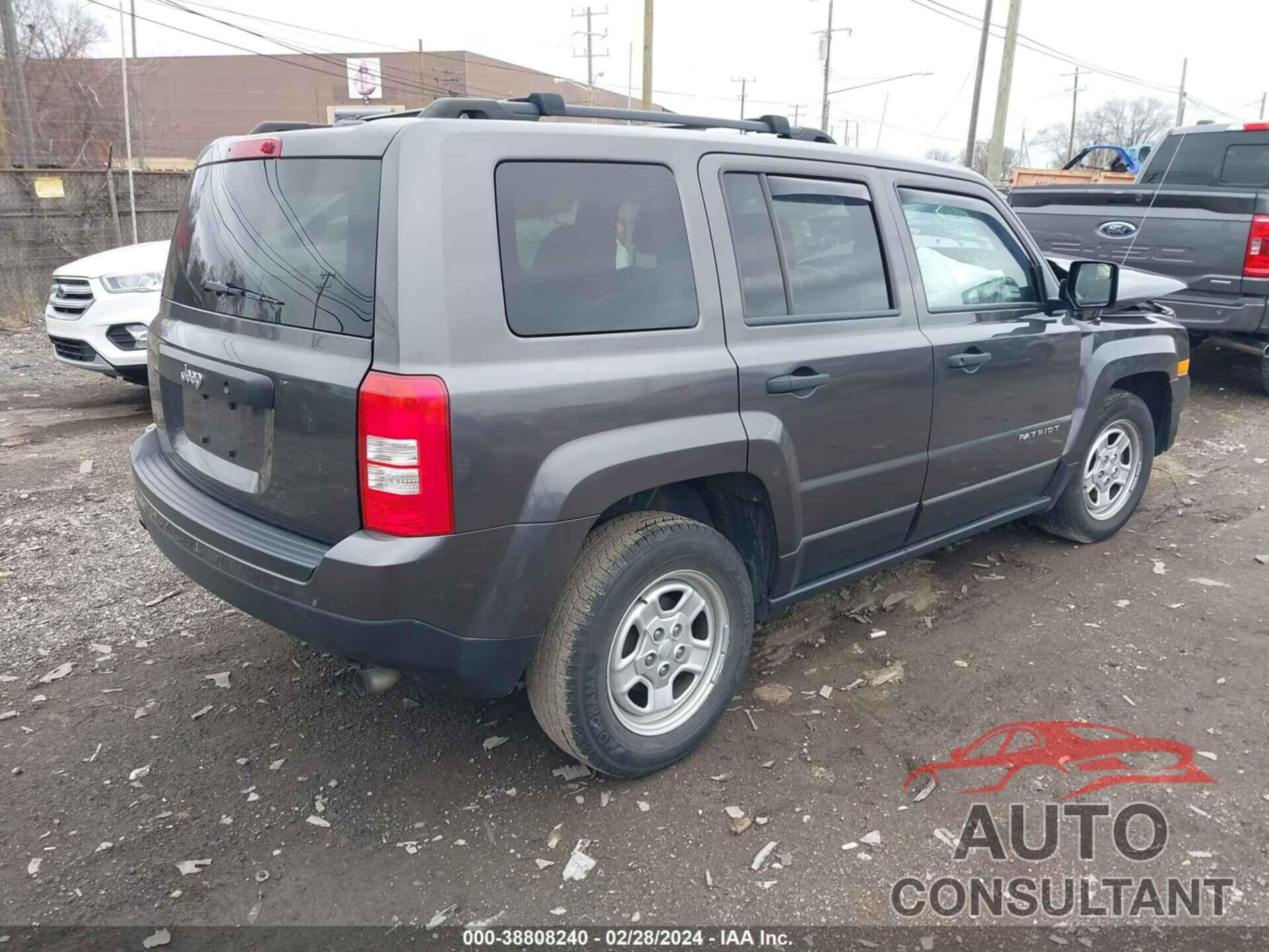 JEEP PATRIOT 2017 - 1C4NJPBB5HD103588