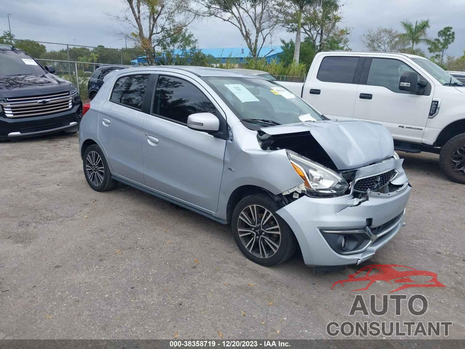 MITSUBISHI MIRAGE 2018 - ML32A5HJ7JH001457