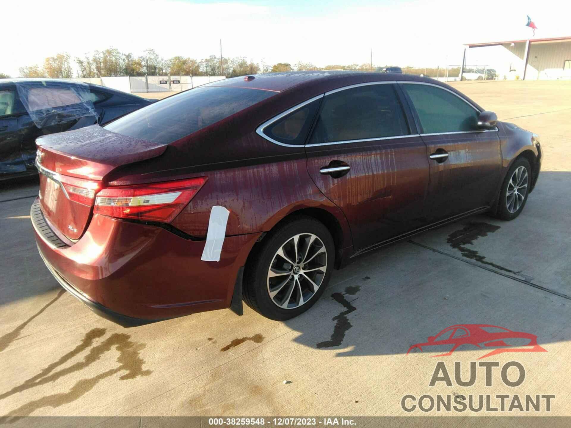 TOYOTA AVALON 2018 - 4T1BK1EB0JU271004