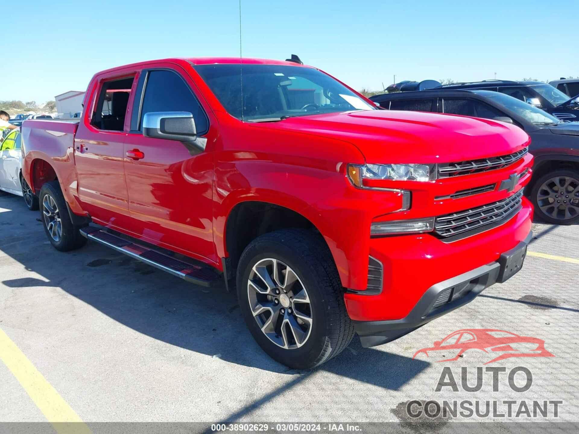 CHEVROLET SILVERADO 1500 2020 - 3GCPWCED0LG262708