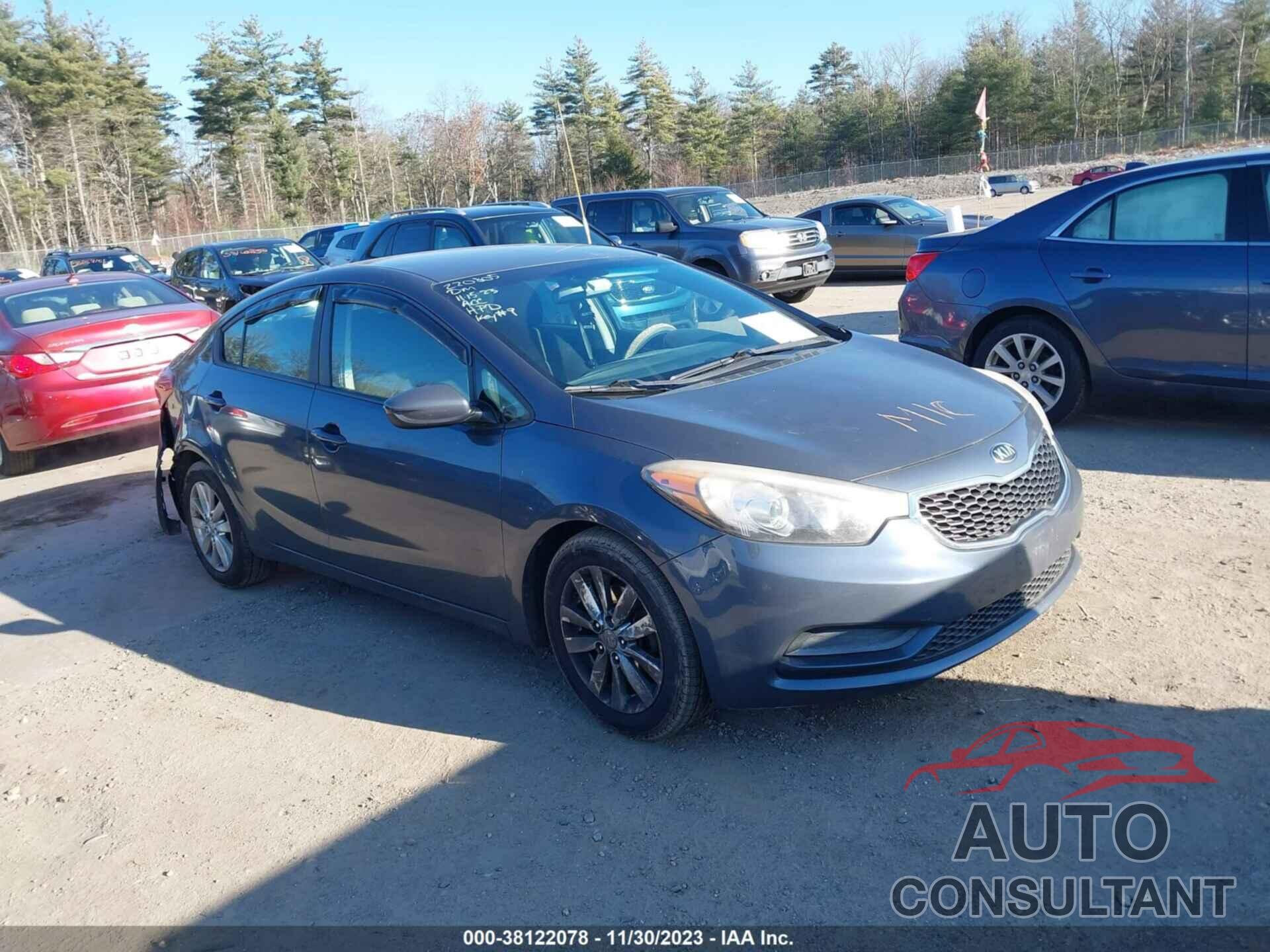 KIA FORTE 2016 - KNAFK4A63G5605171