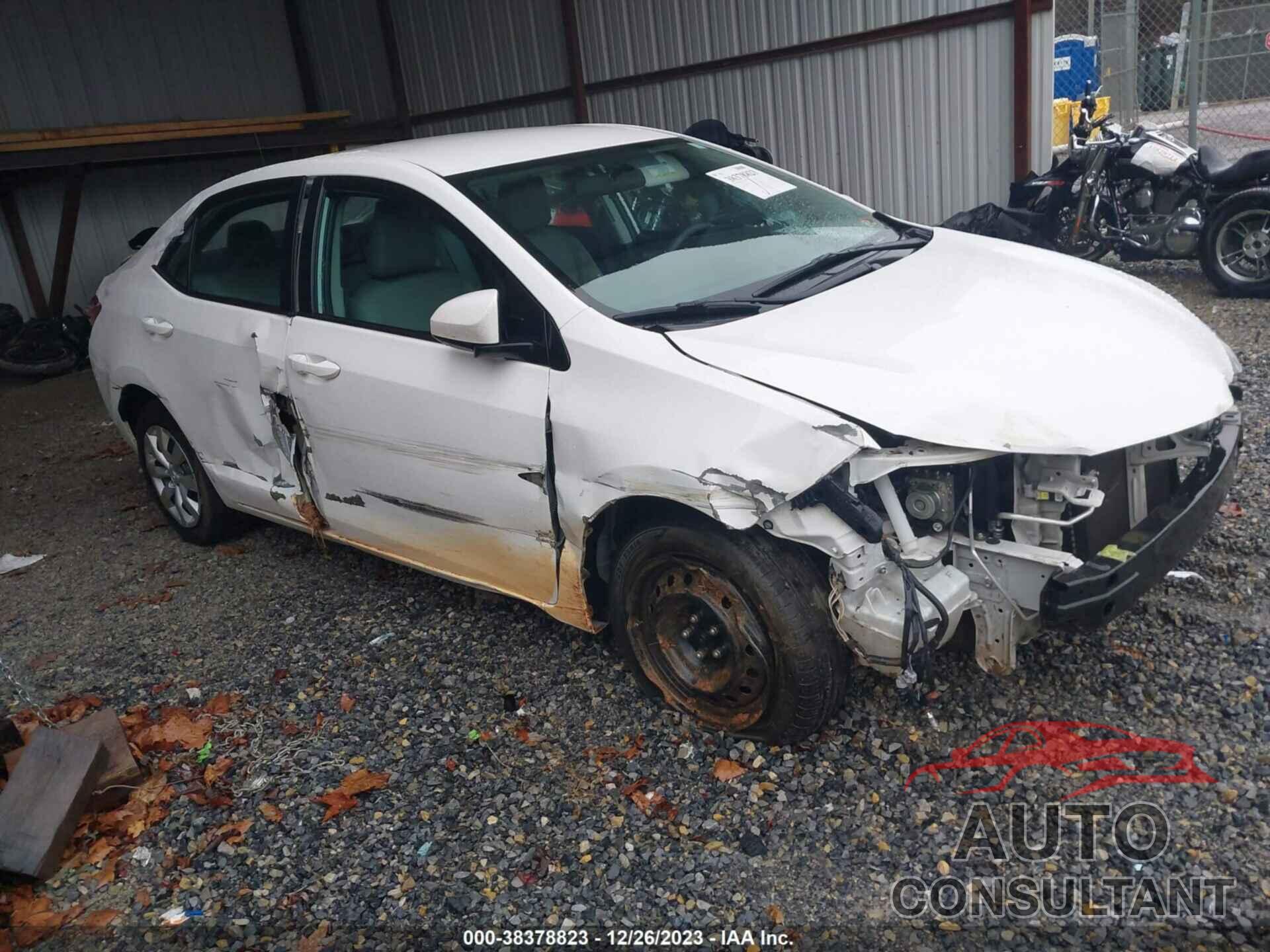 TOYOTA COROLLA 2016 - 5YFBURHE5GP379210