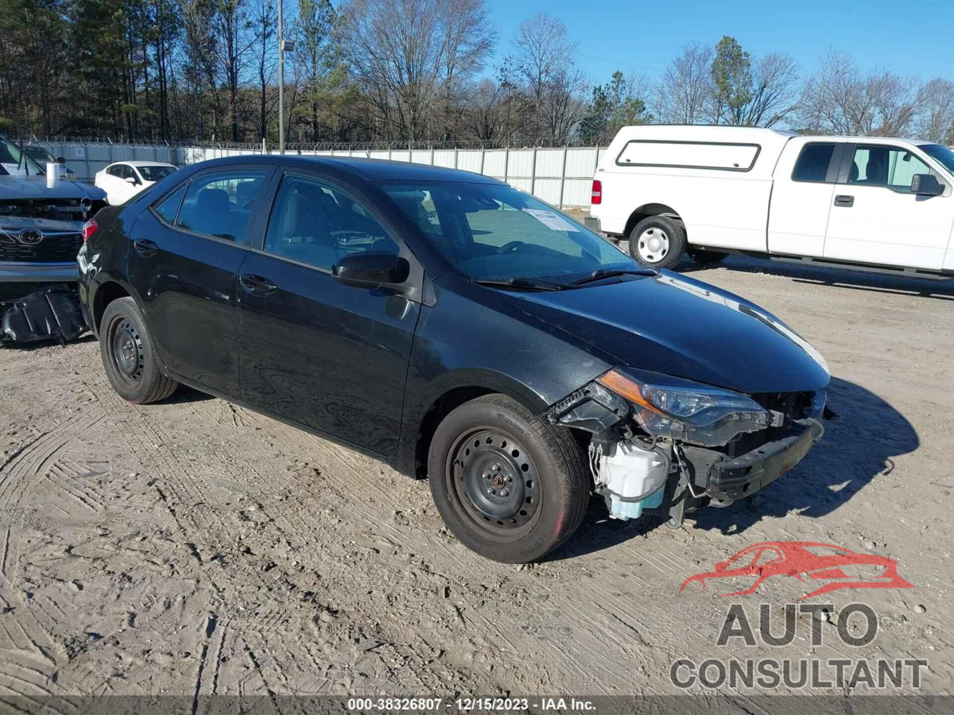 TOYOTA COROLLA 2019 - 2T1BURHE9KC163255