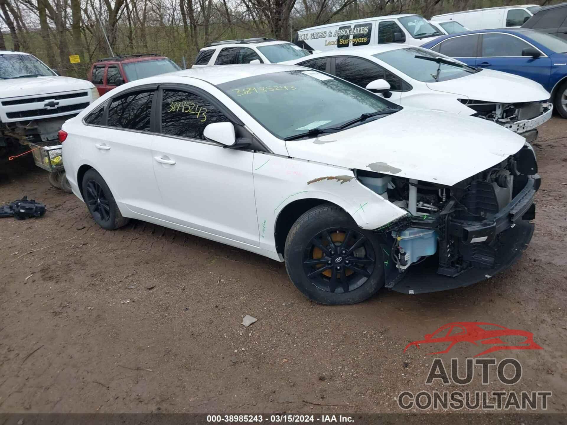 HYUNDAI SONATA 2017 - 5NPE24AFXHH534938