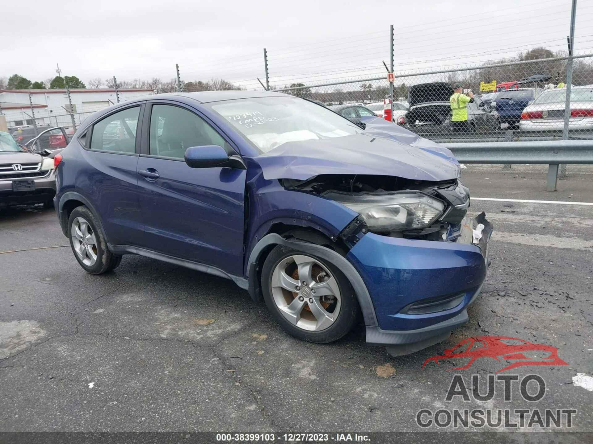 HONDA HR-V 2016 - 3CZRU5H30GM723419