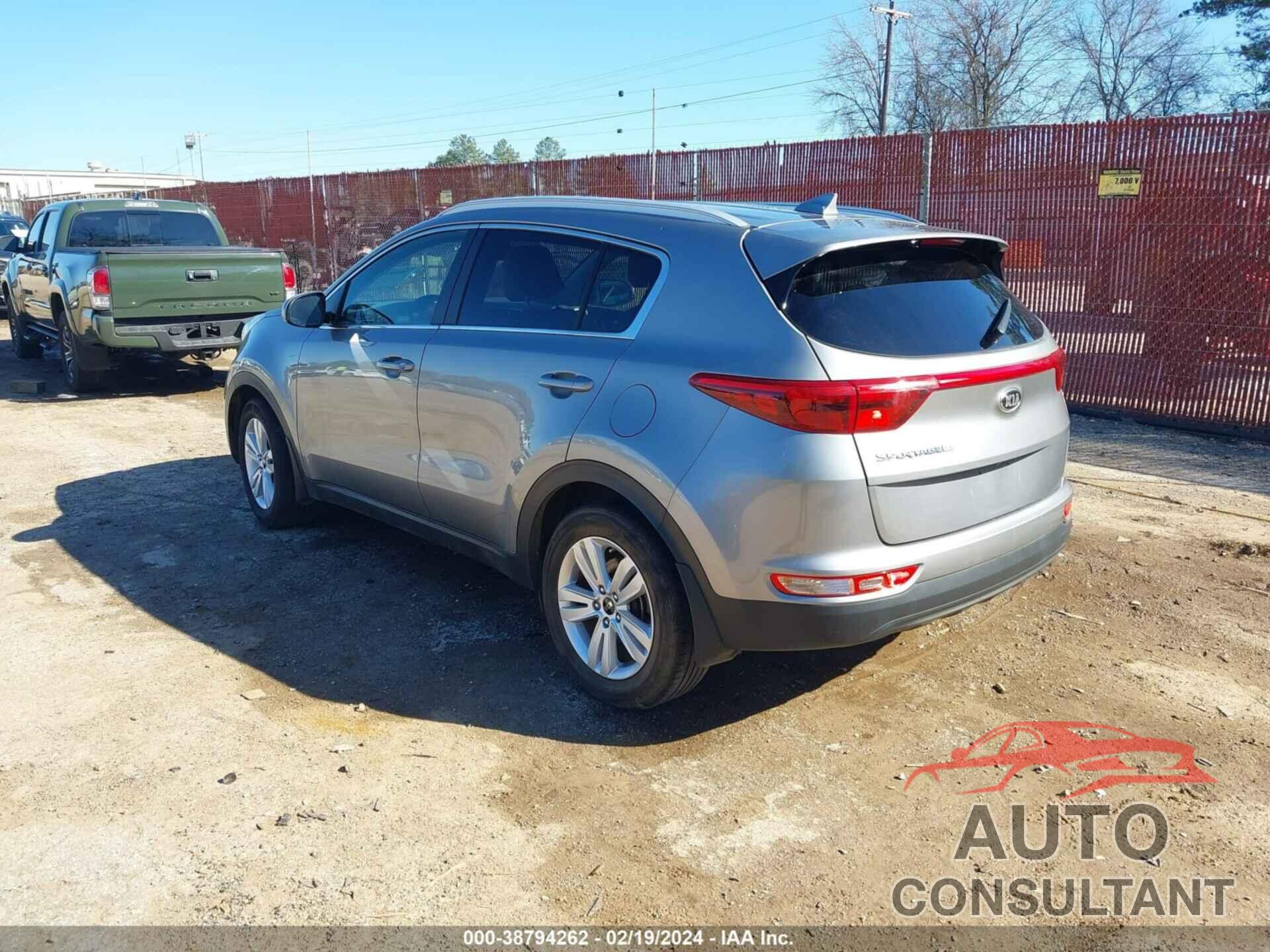 KIA SPORTAGE 2019 - KNDPM3AC2K7612272