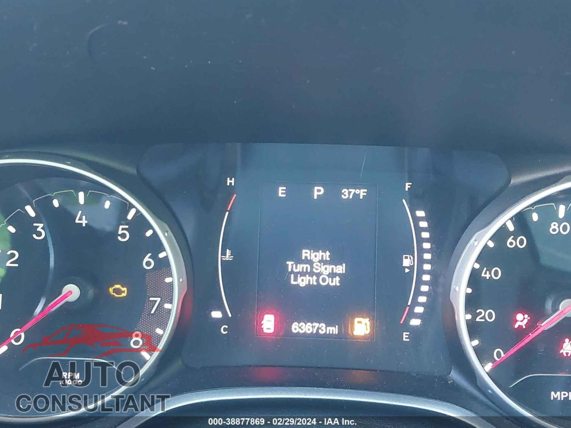 JEEP COMPASS 2019 - 3C4NJDBB4KT647483