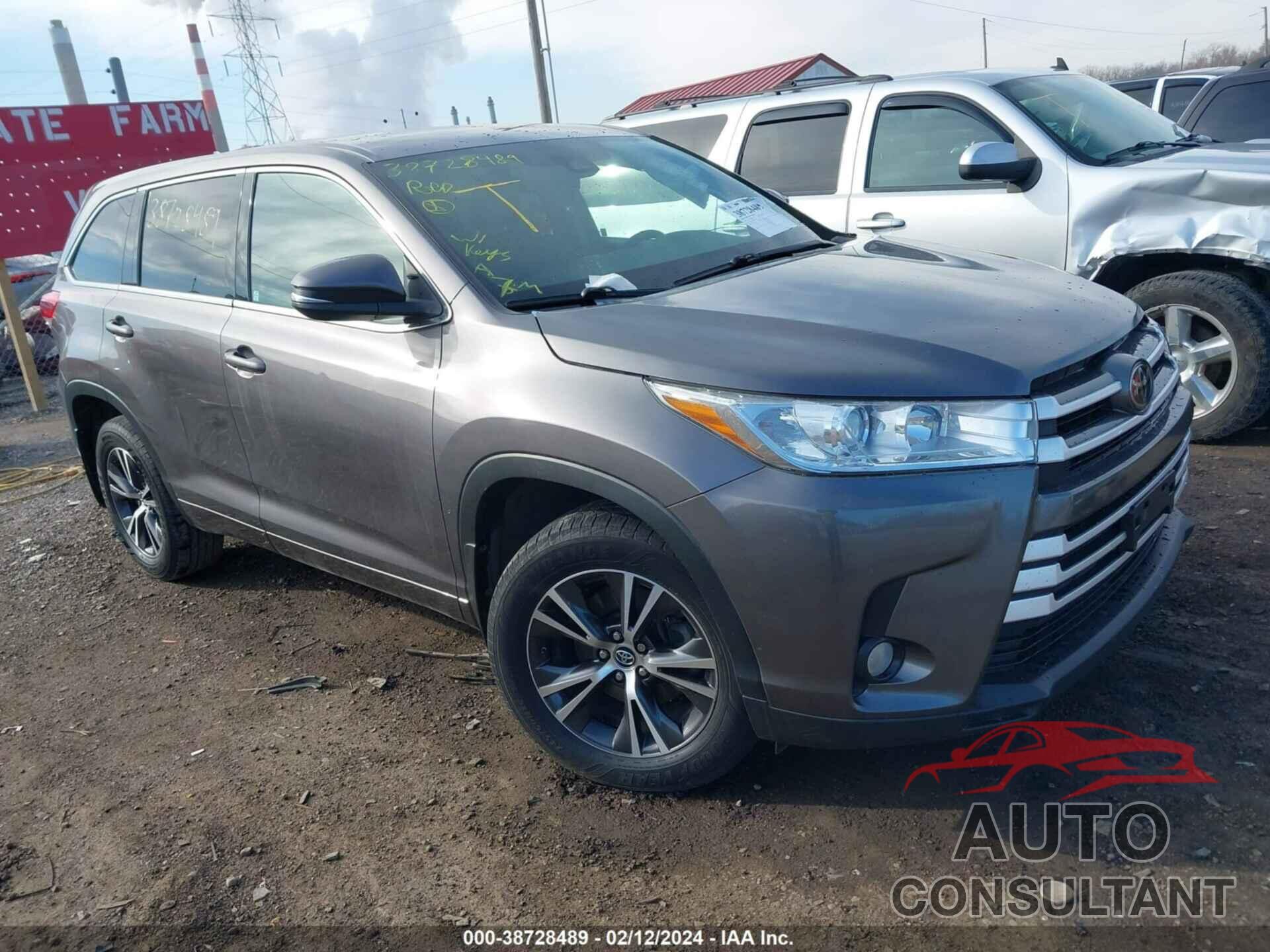 TOYOTA HIGHLANDER 2017 - 5TDBZRFH6HS447487