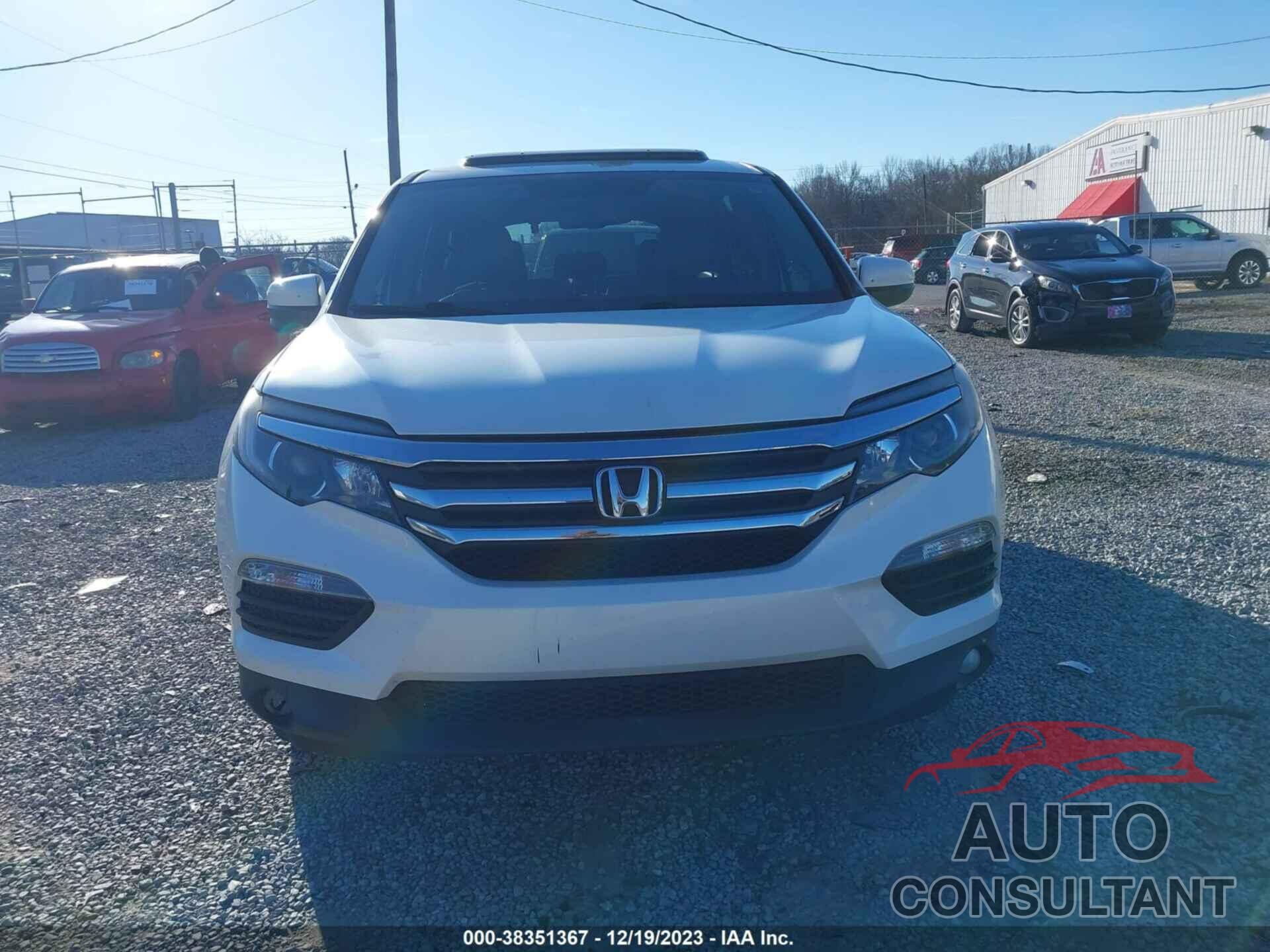 HONDA PILOT 2016 - 5FNYF5H83GB008257