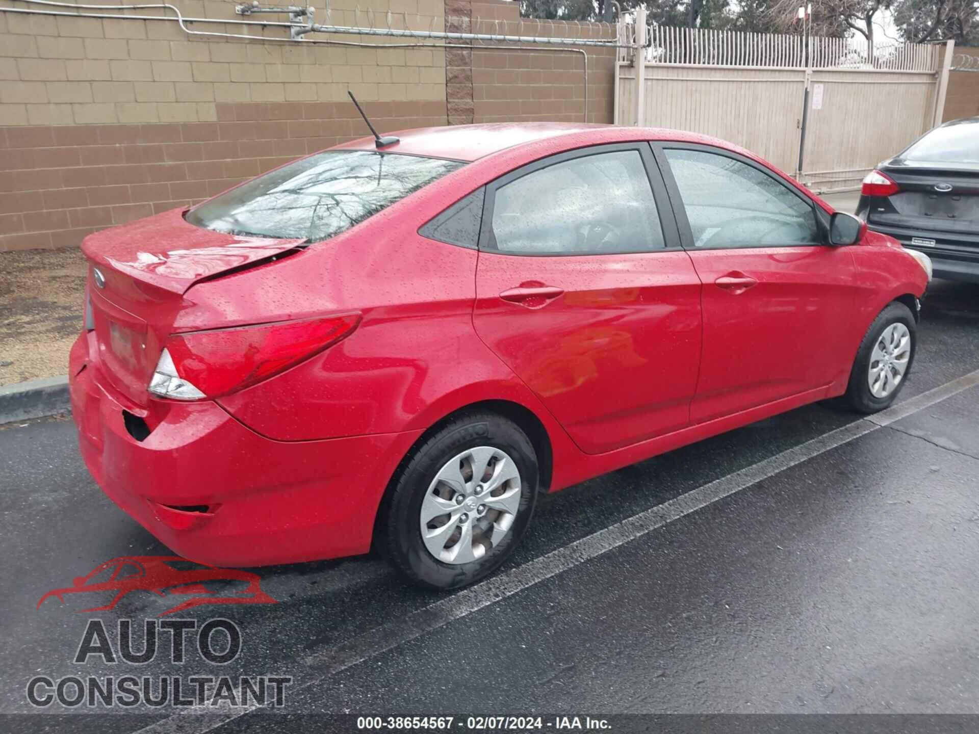 HYUNDAI ACCENT 2016 - KMHCT4AE5GU963173