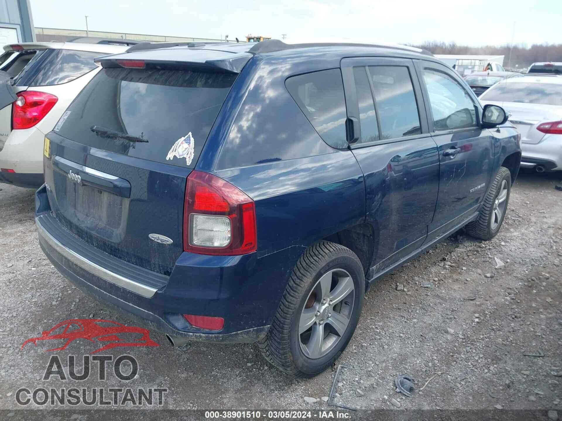 JEEP COMPASS 2017 - 1C4NJDEB8HD139561