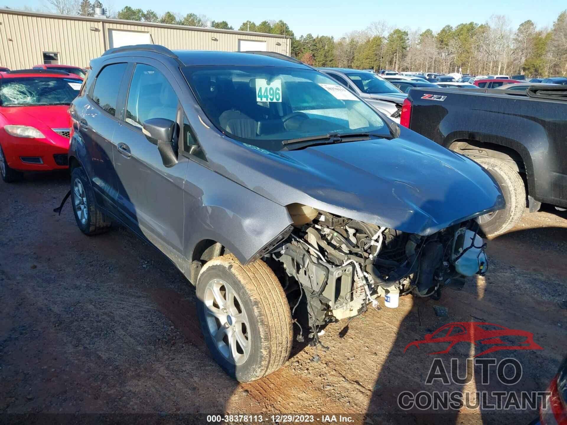 FORD ECOSPORT 2018 - MAJ6P1UL9JC186143