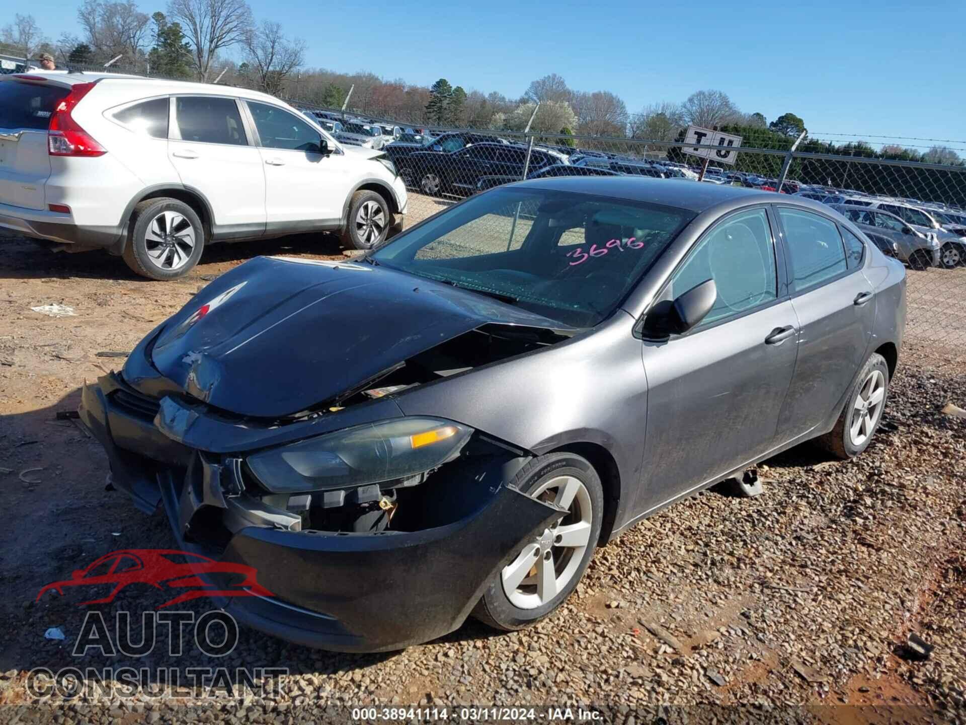DODGE DART 2016 - 1C3CDFBB1GD563696
