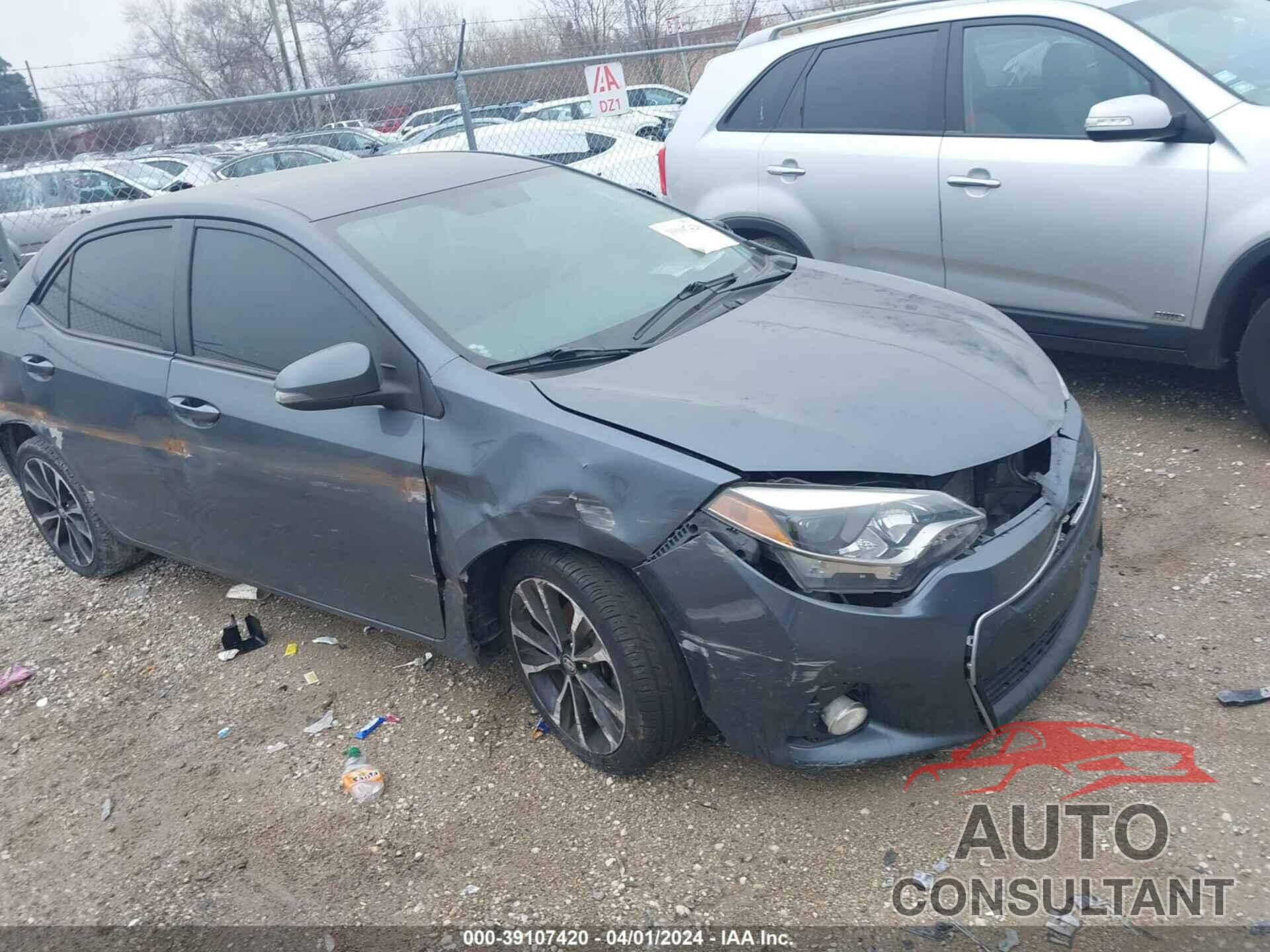 TOYOTA COROLLA 2016 - 5YFBURHE4GP471554