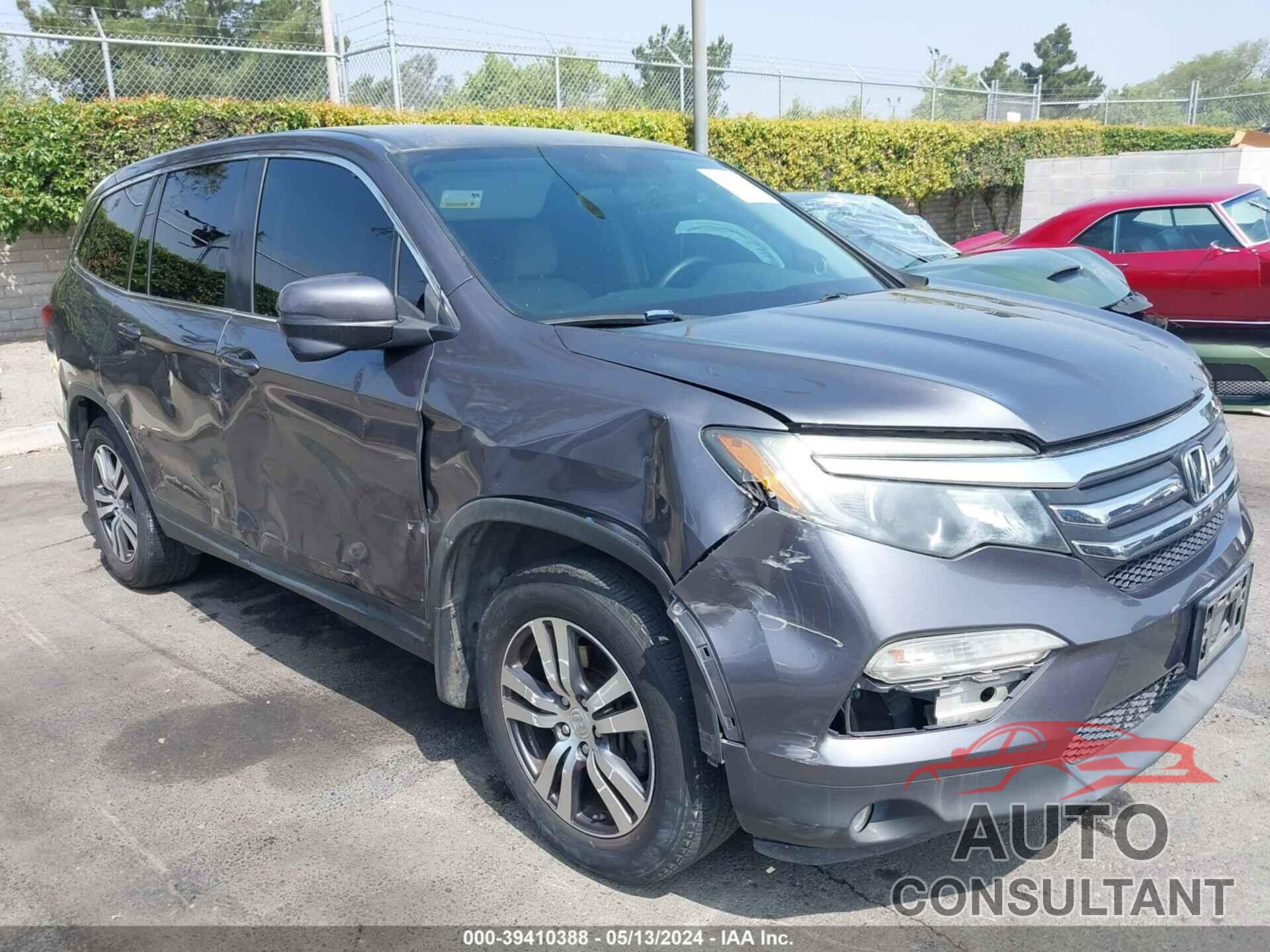 HONDA PILOT 2017 - 5FNYF5H37HB030736