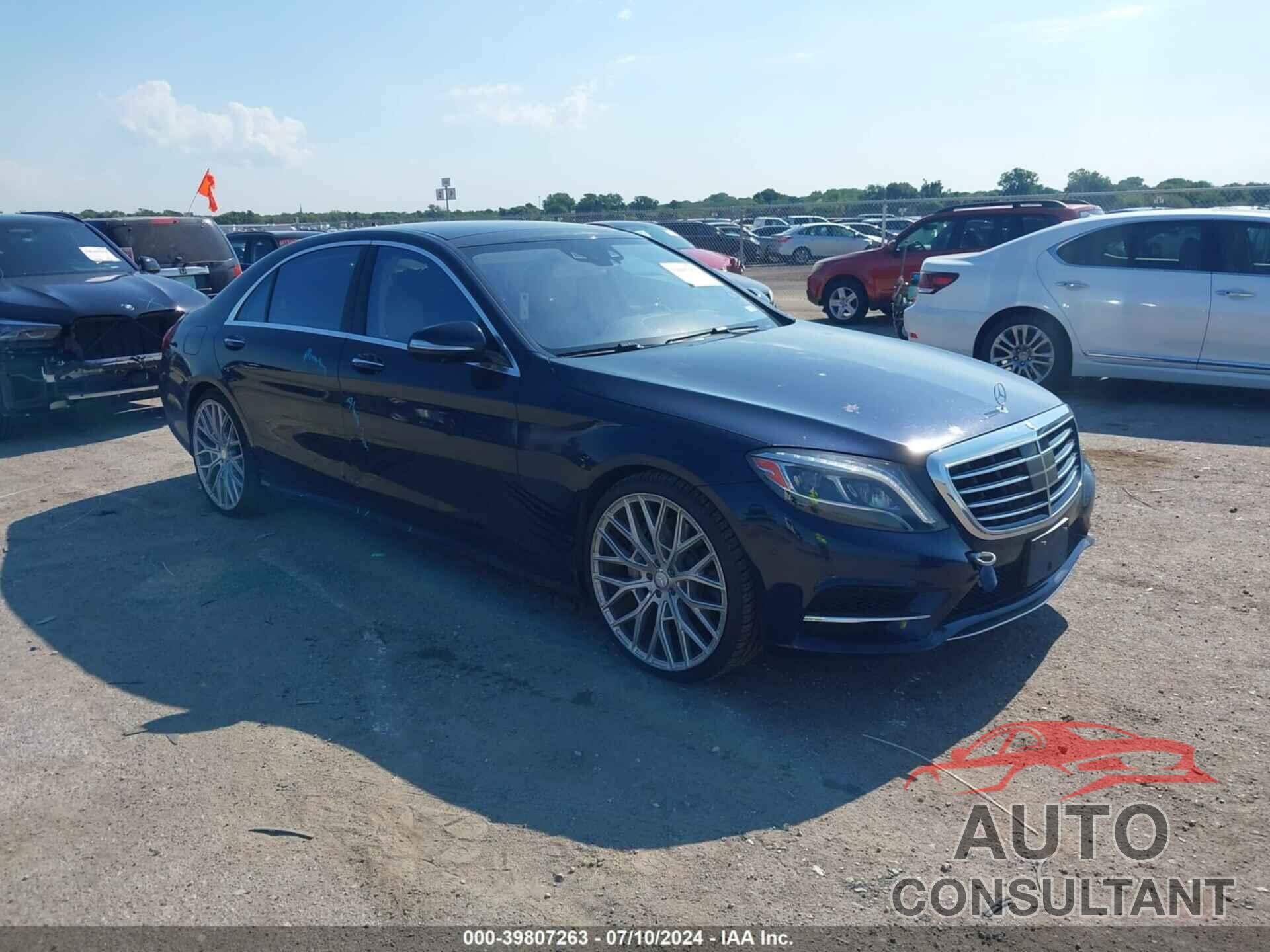 MERCEDES-BENZ S 550 2016 - WDDUG8FBXGA207767