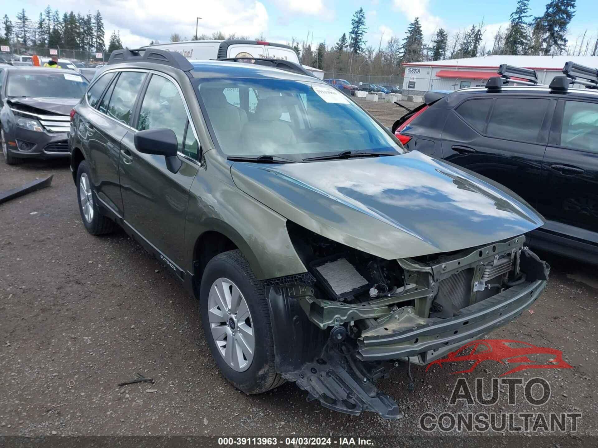 SUBARU OUTBACK 2018 - 4S4BSAAC0J3299230