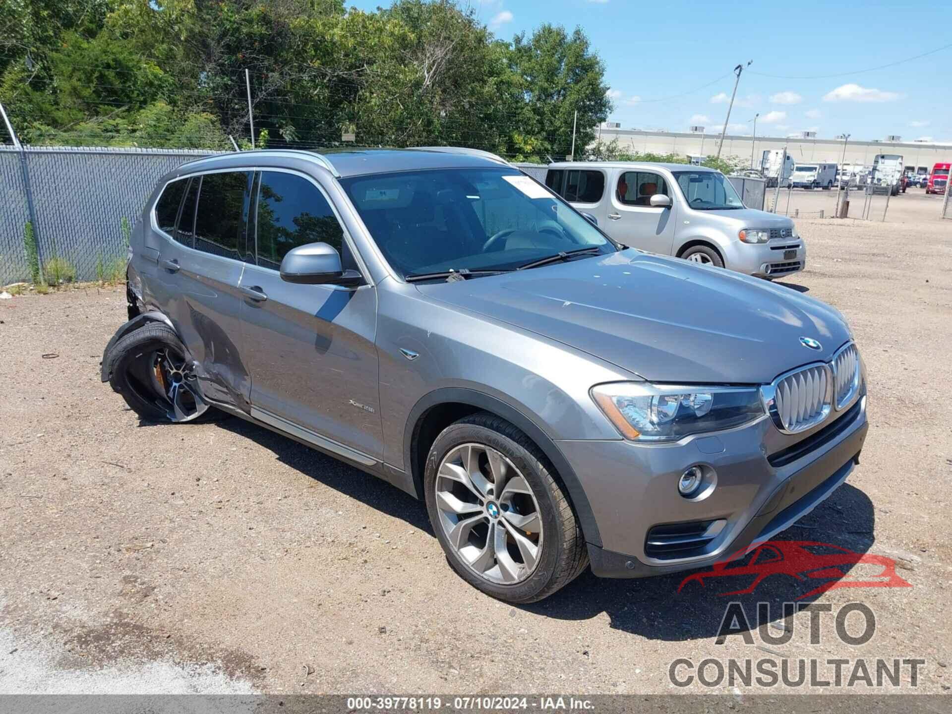 BMW X3 2016 - 5UXWX9C54G0D67867